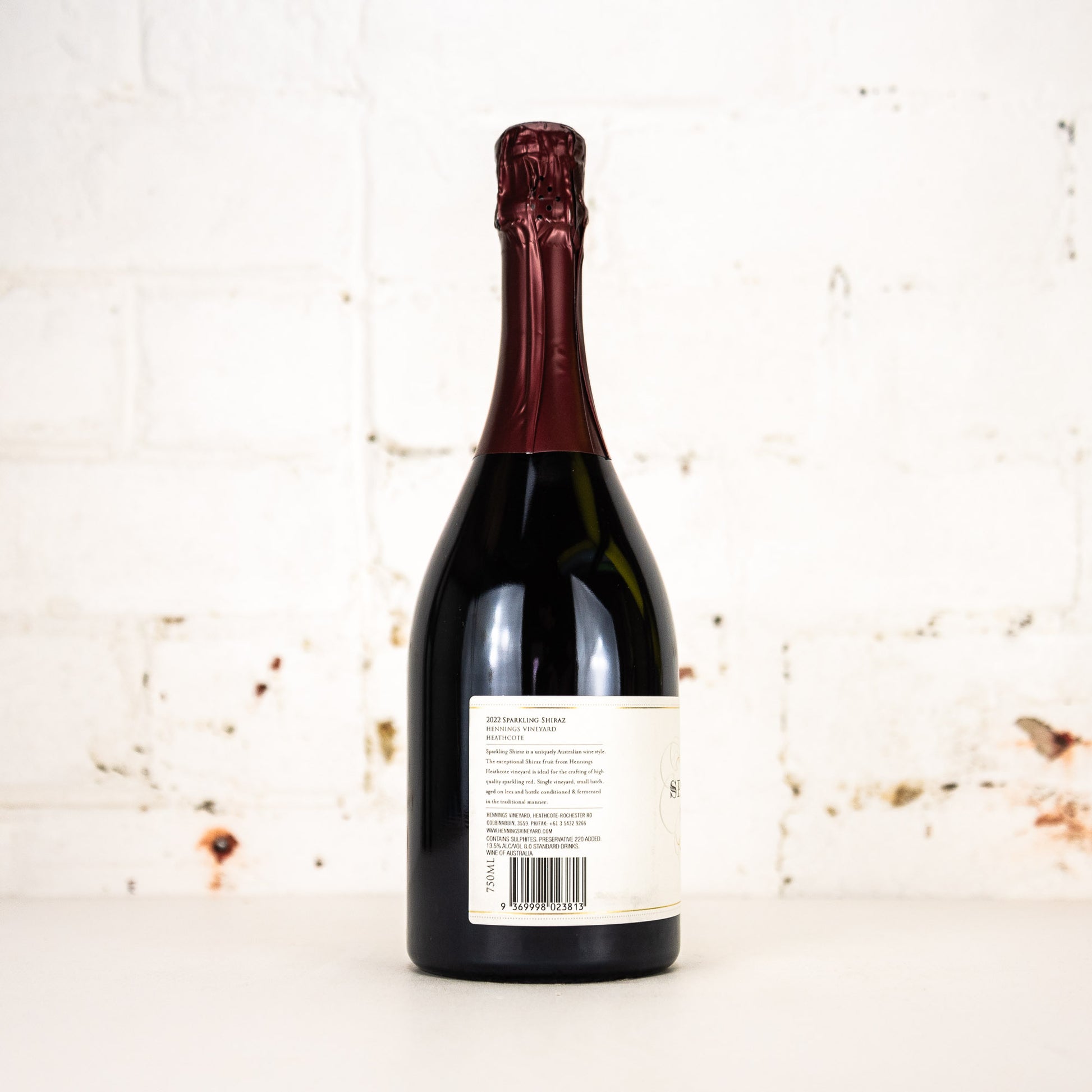 Hennings - Sparkling Shiraz 2022 750ml