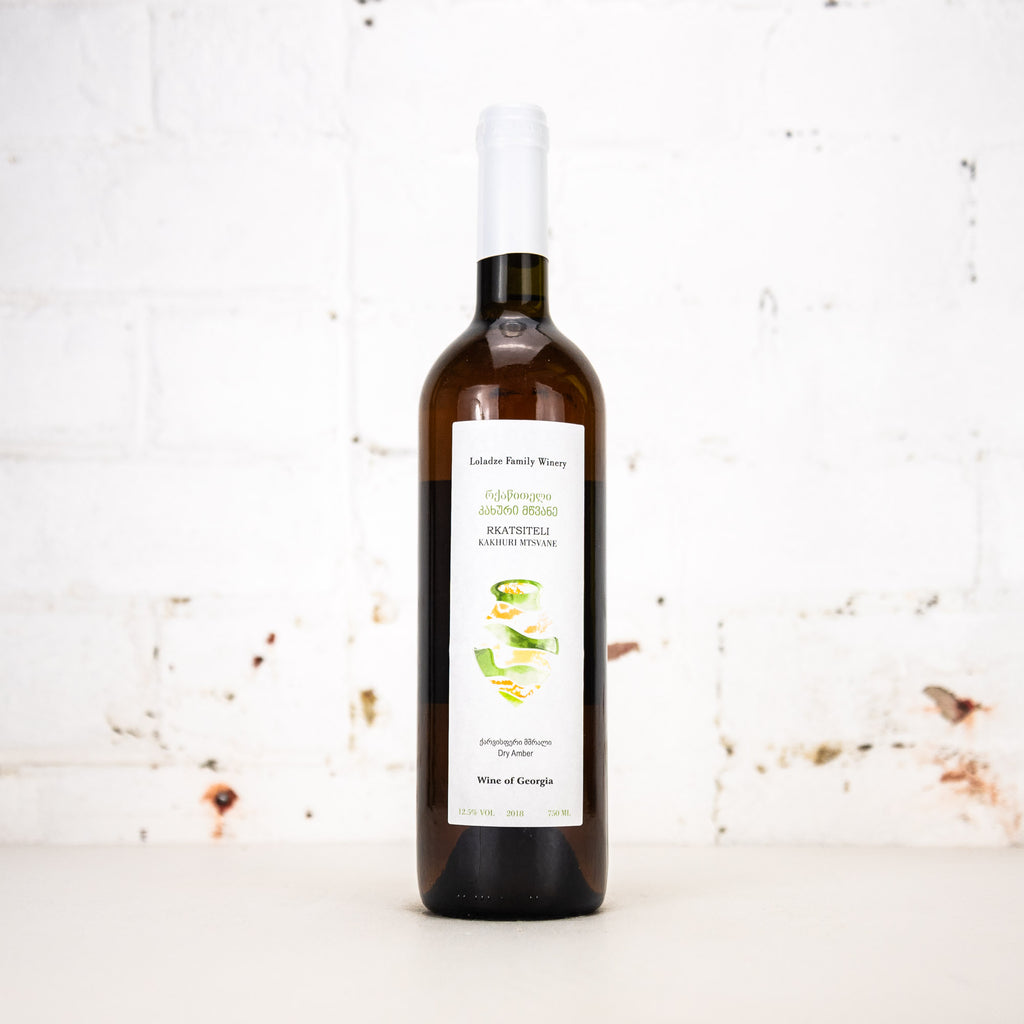 Loladze Family Vineyards - Rkatsiteli Kakhuri Mtsvane 2018 Dry Amber 750ml