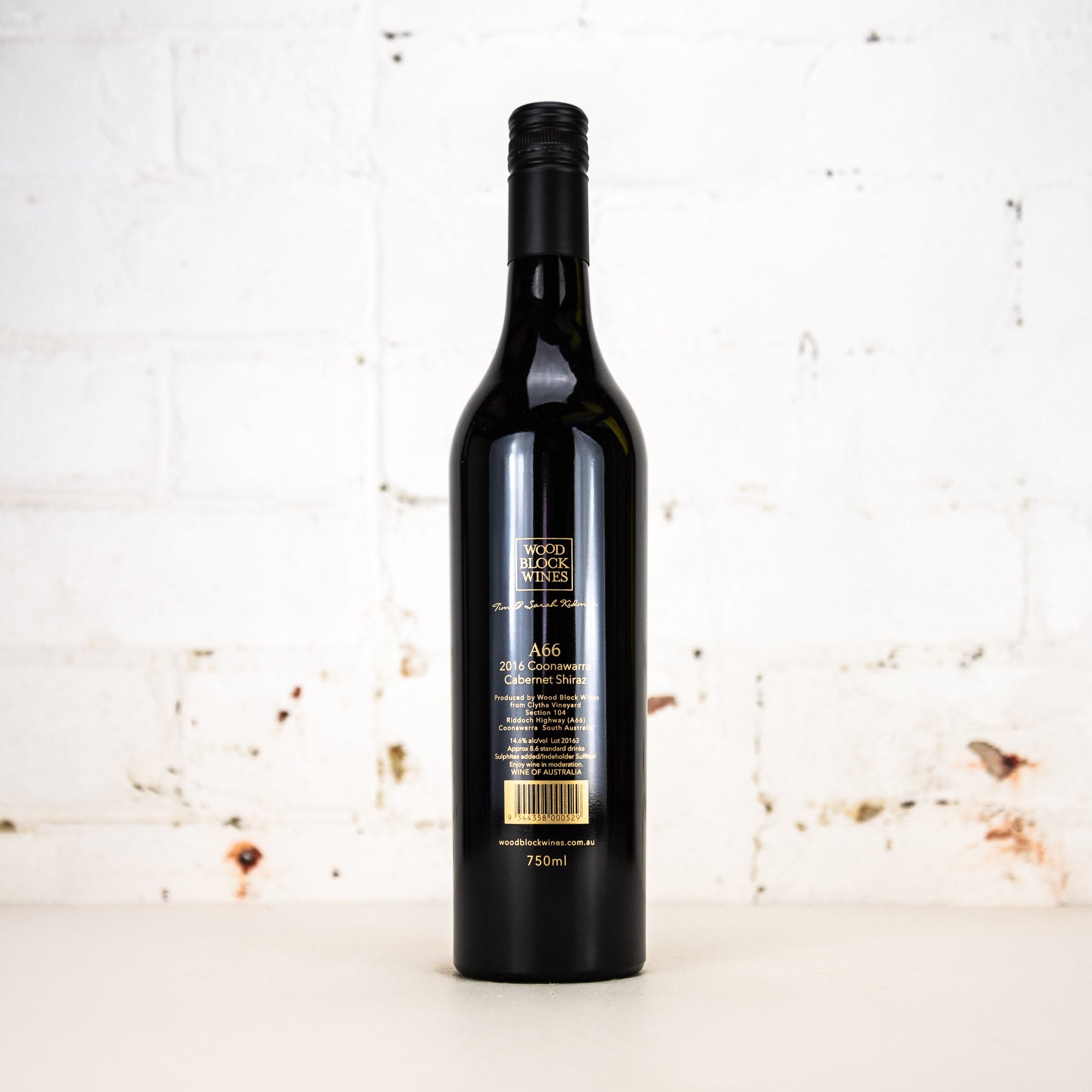 Wood Block - A66 Cabernet Sauvignon/Shiraz 2016 750ml