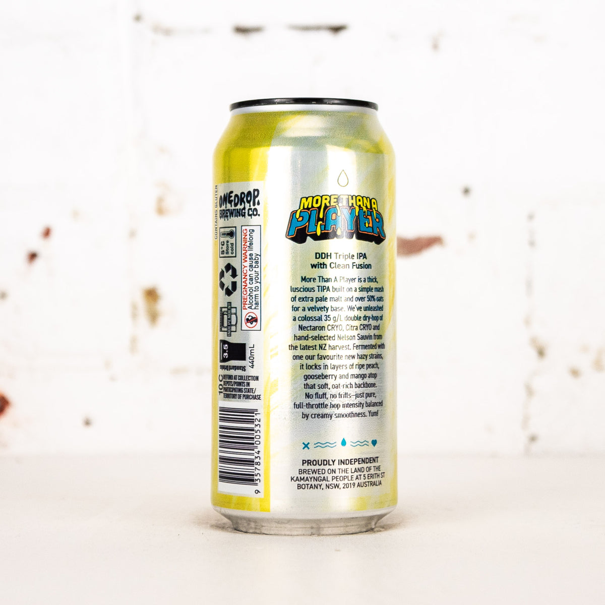 One Drop - More Than A Player DDH Triple IPA