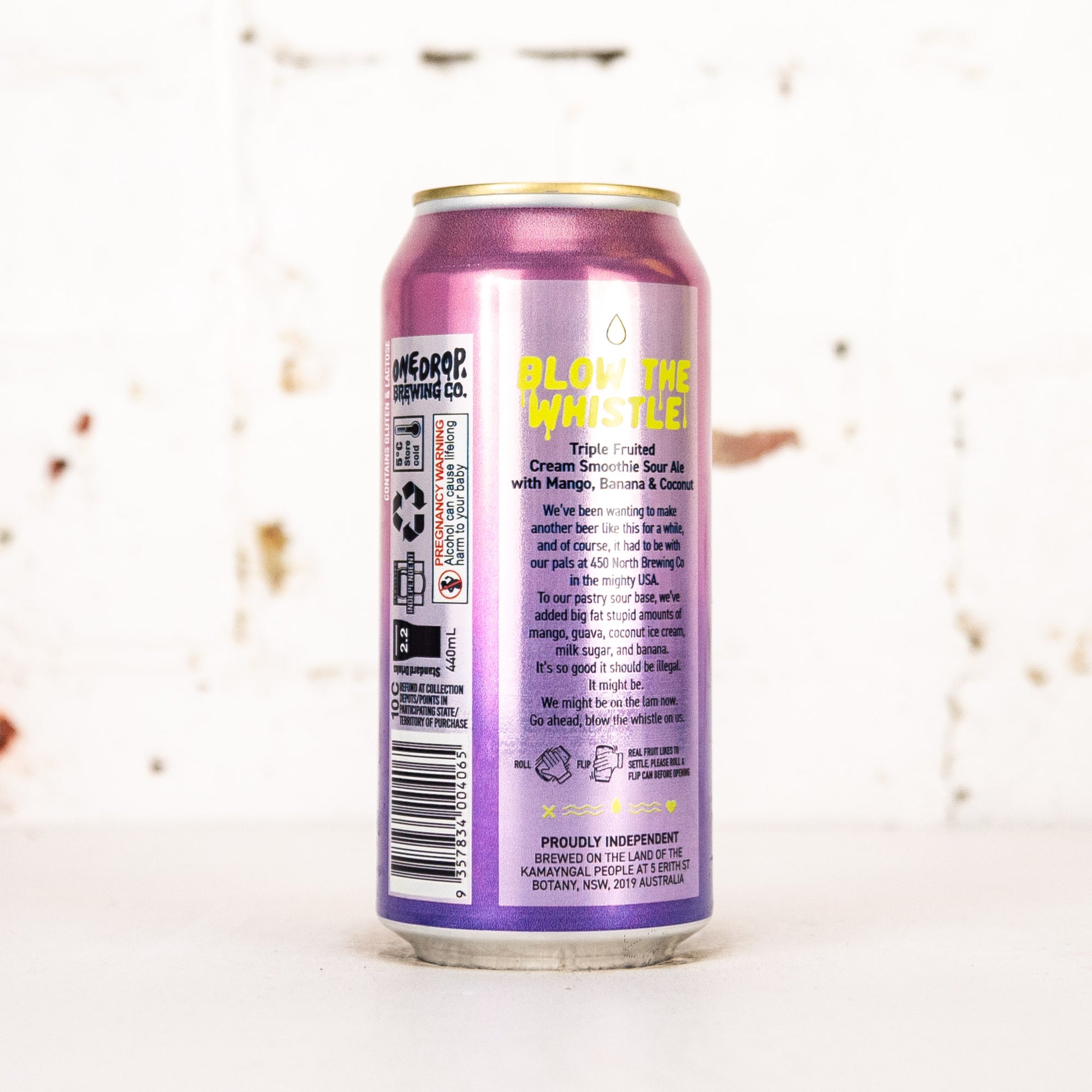 One Drop x 450 North - 'Blow the Whistle' Cream Smoothie Sour