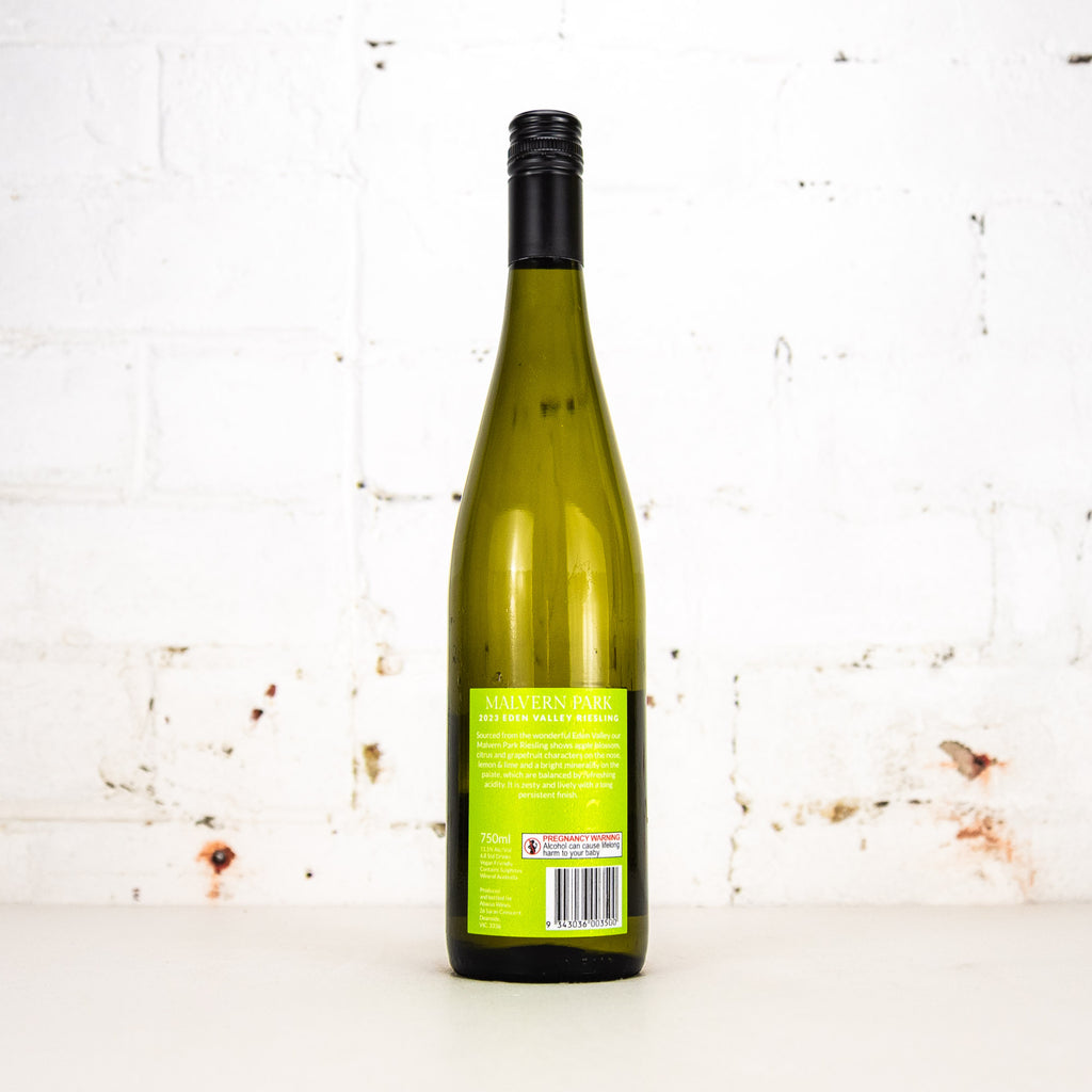 Malvern Park - Eden Valley Riesling 750ml