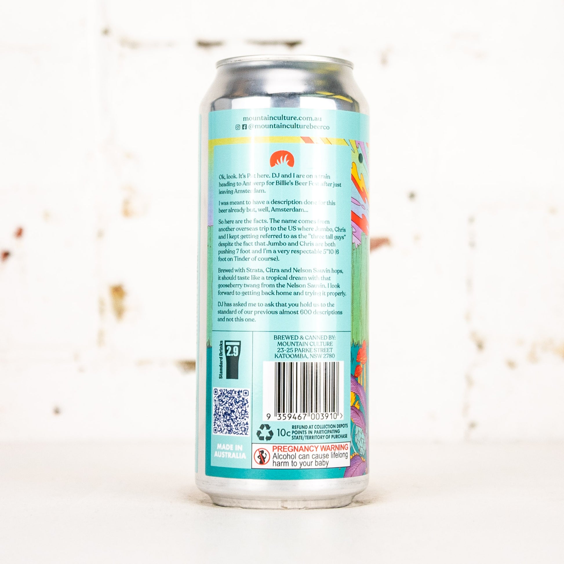 Mountain Culture - Three Tall Guys NEIPA