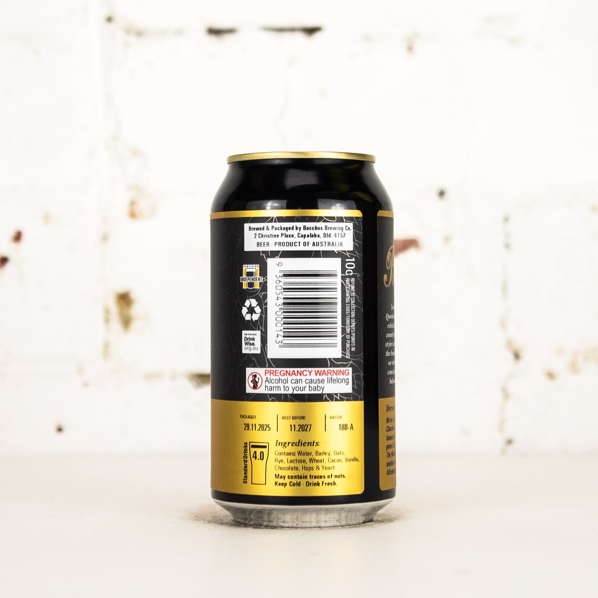 Bacchus - AbFaberge Bourbon Reserve BBA Chocolate Pastry Stout