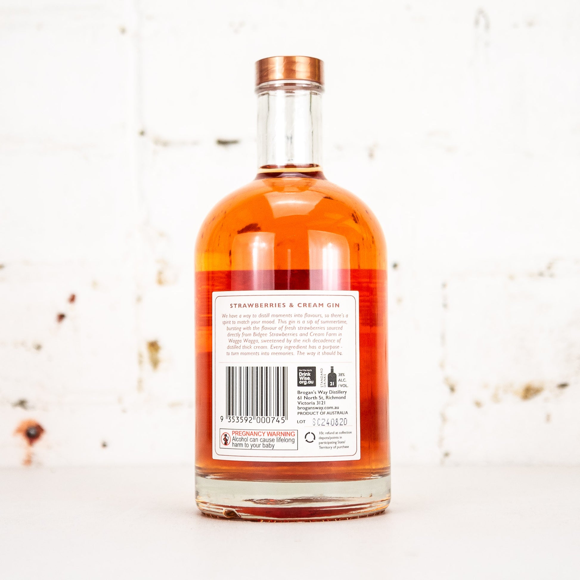 Brogan's Way - Strawberries & Cream Gin 700ml