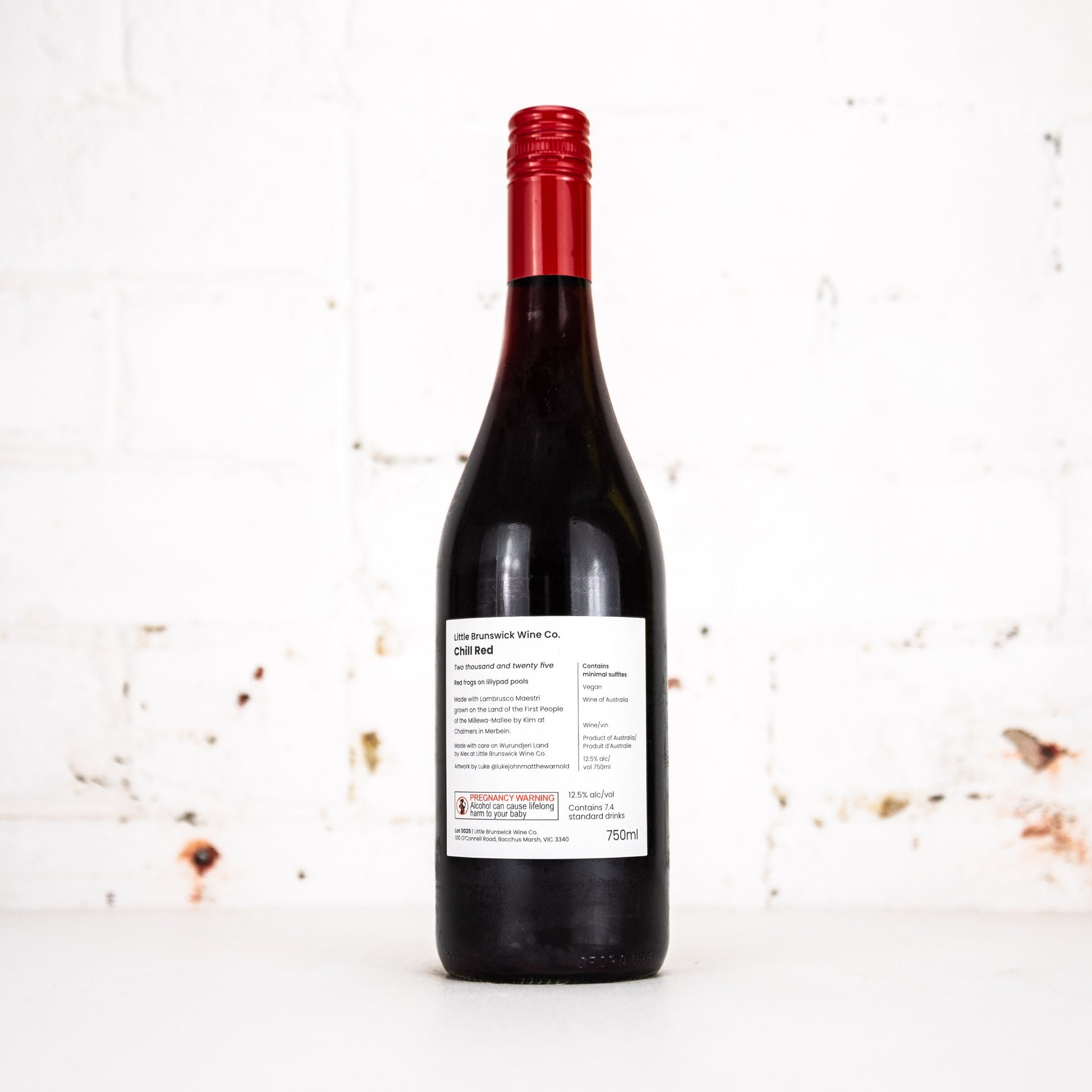 Little Brunswick Wine Co. - Tidy Town Swoopy Boi Chill Red 750ml