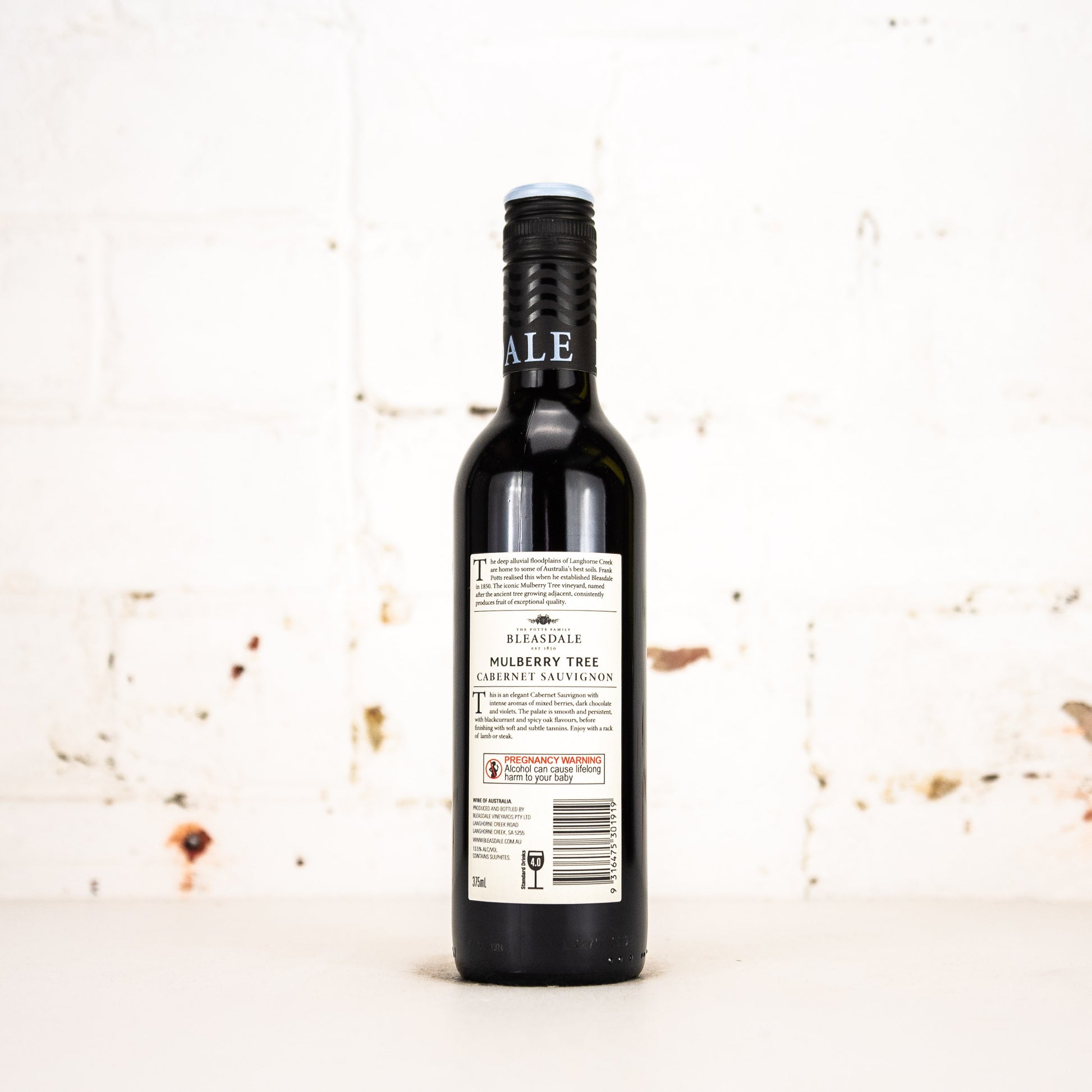 Bleasdale - Mulberry Tree Cabernet Sauvignon 375ml