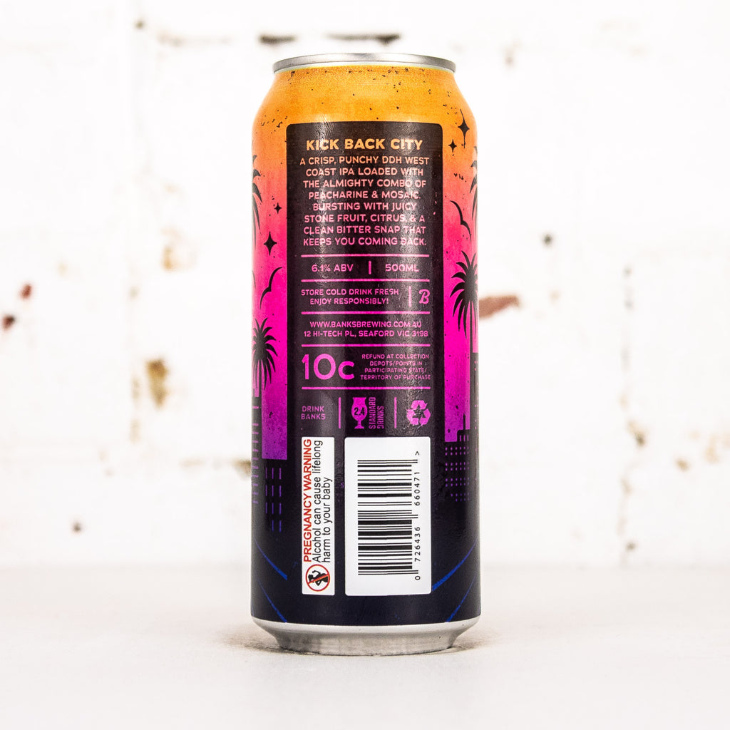 Banks - Kick Back City DDH West Coast IPA