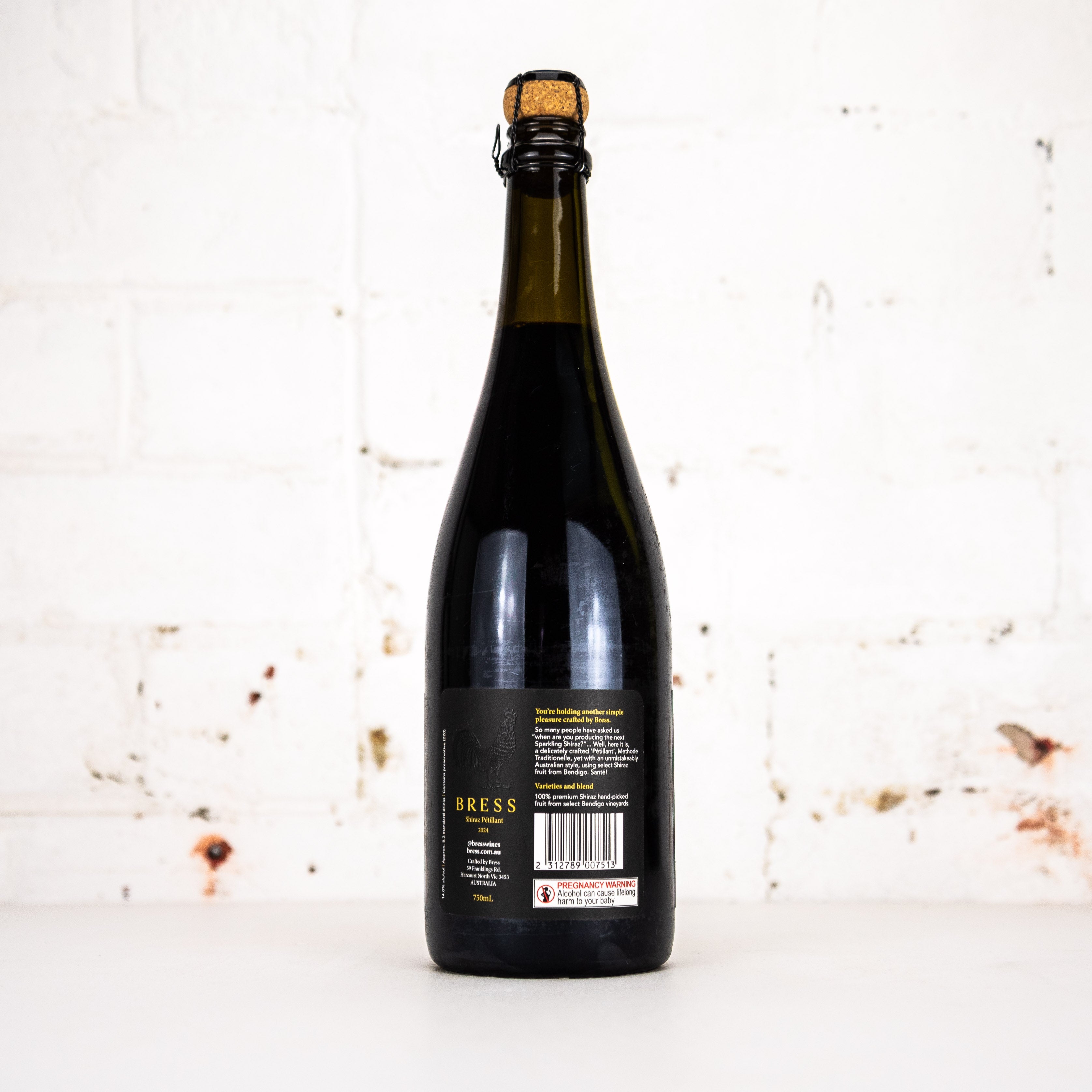 Bress - Le Grand Coq Noir Shiraz Petillant 2024 750ml