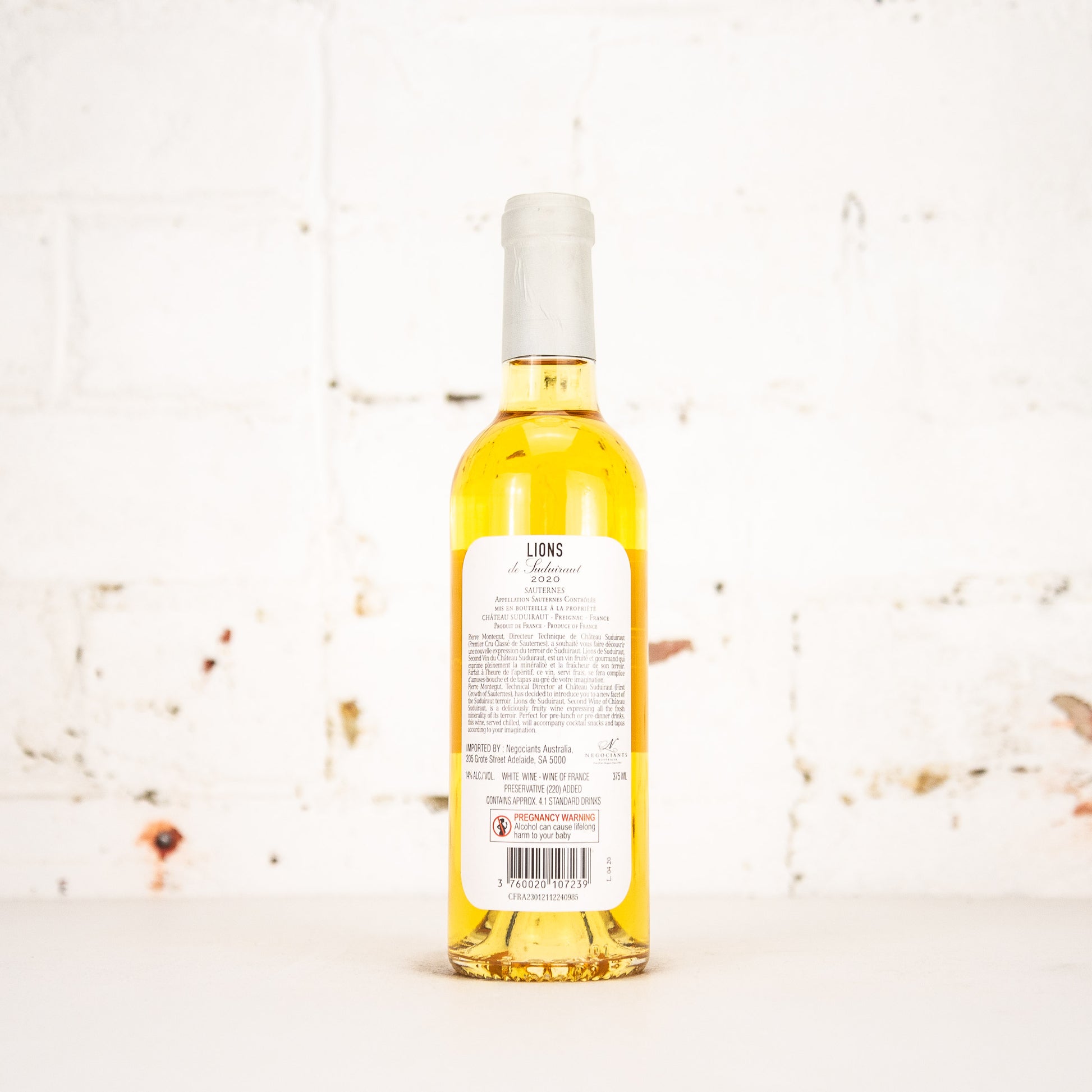 Chateau Suduiraut - Lions de Suduiraut Sauternes 2020 375ml