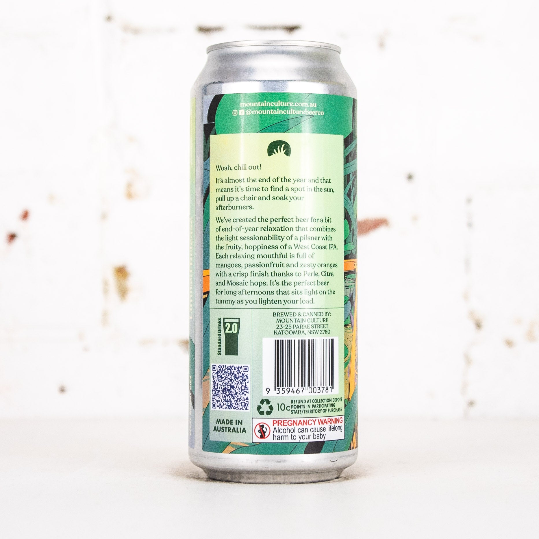 Mountain Culture - Cool Your Jets West Coast Pils