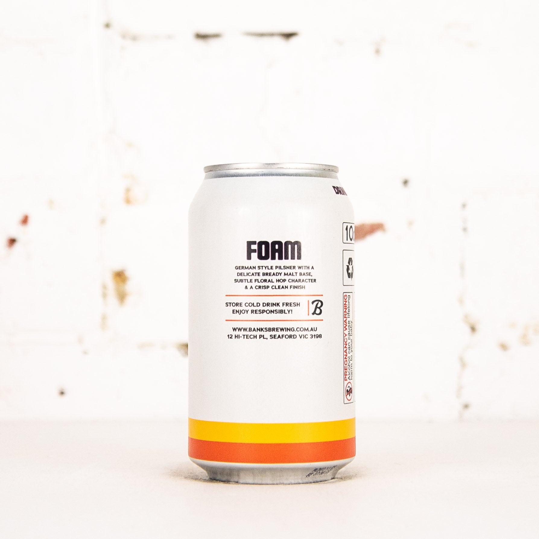 Banks - Foam Premium Pilsner