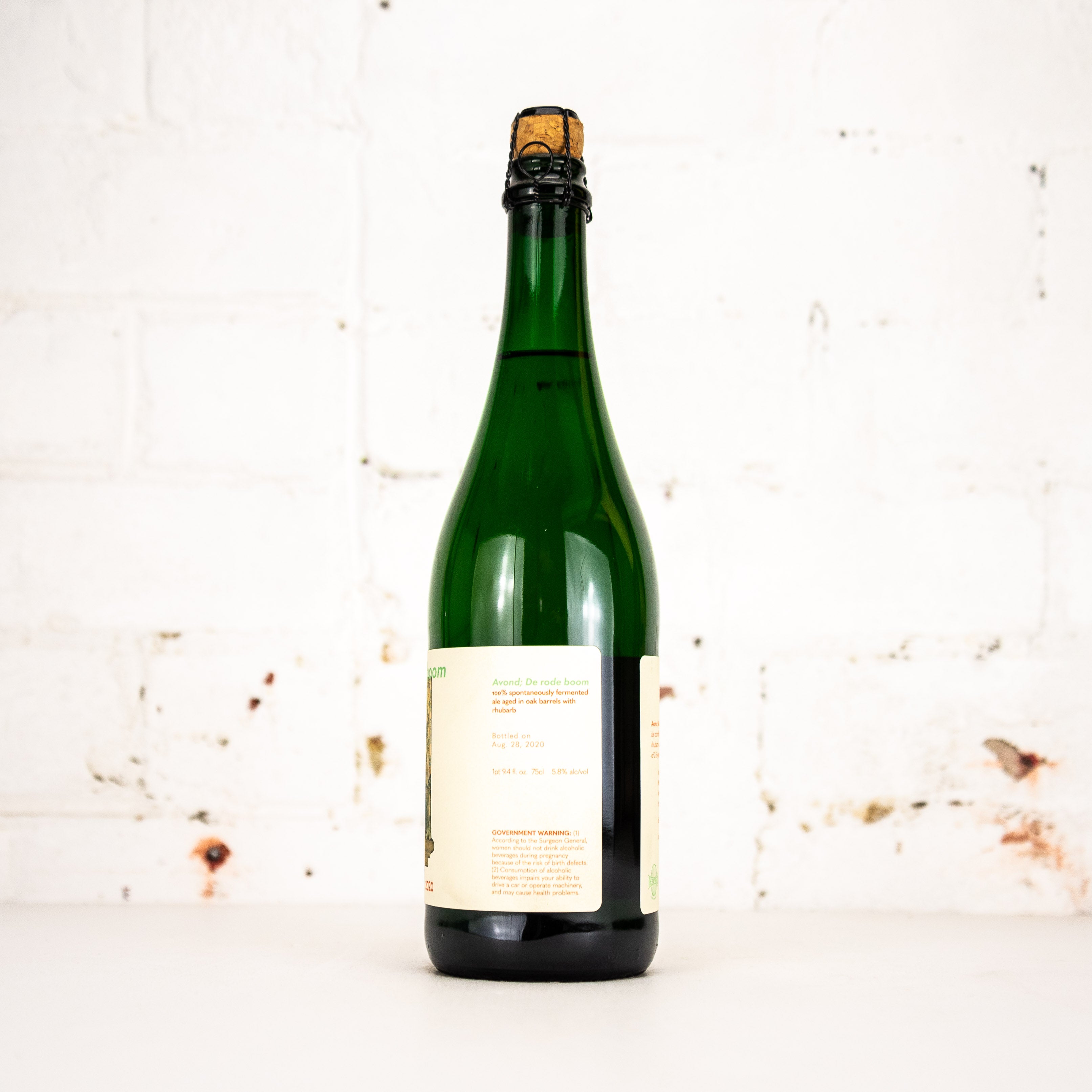 The Referend - Avond: De Rode Boom 2020 Rhubarb Wild Ale 750ml