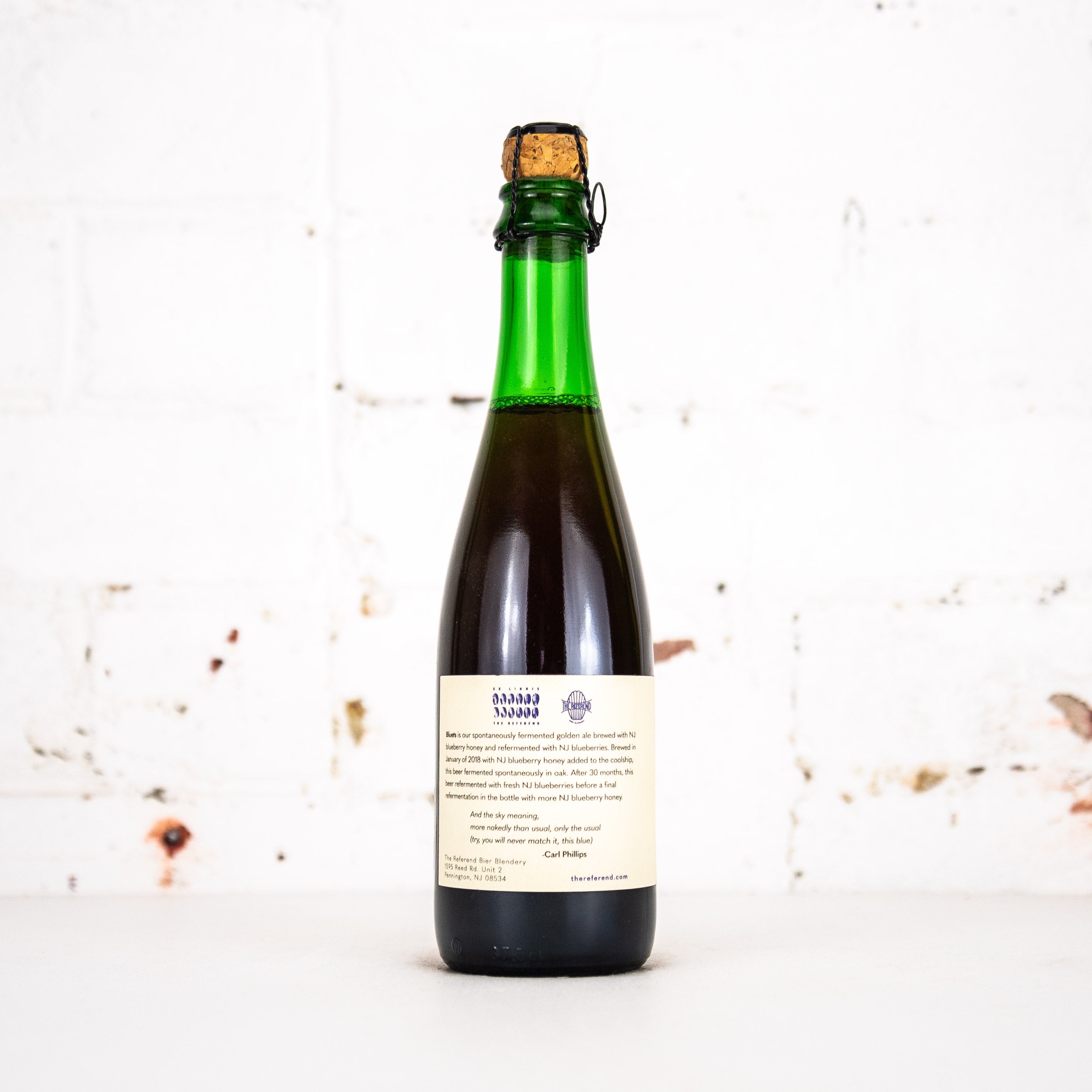 The Referend - Bluets 2020 Blueberry & Honey Wild Ale 375ml