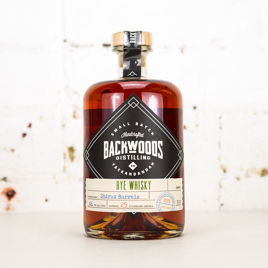 Backwoods - Rye Whiskey Shiraz Barrels 700ml