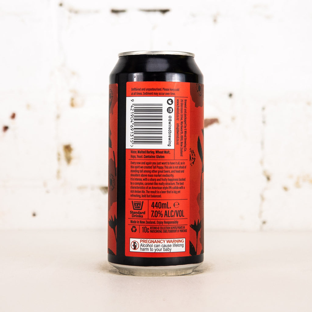 8 Wired - Tall Poppy Red IPA
