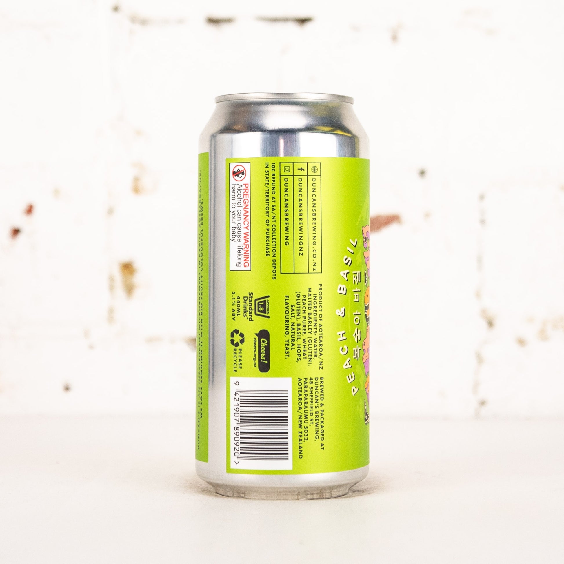 Duncan's x Seoul Brewing 'Peach & Basil' Sour