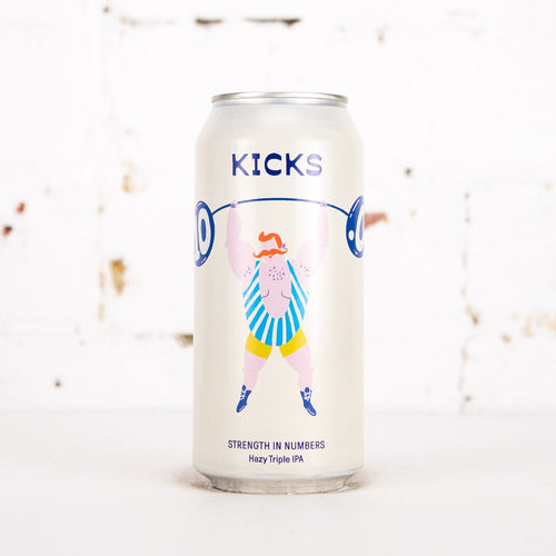 Kicks - Strength in Numbers Hazy Triple IPA