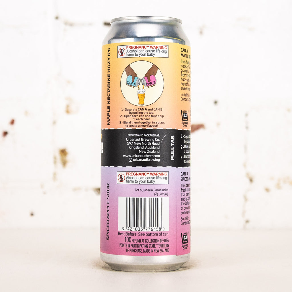 Urbanaut - Beer Blender: Maple Nectarine Hazy IPA x Spiced Apple Sour