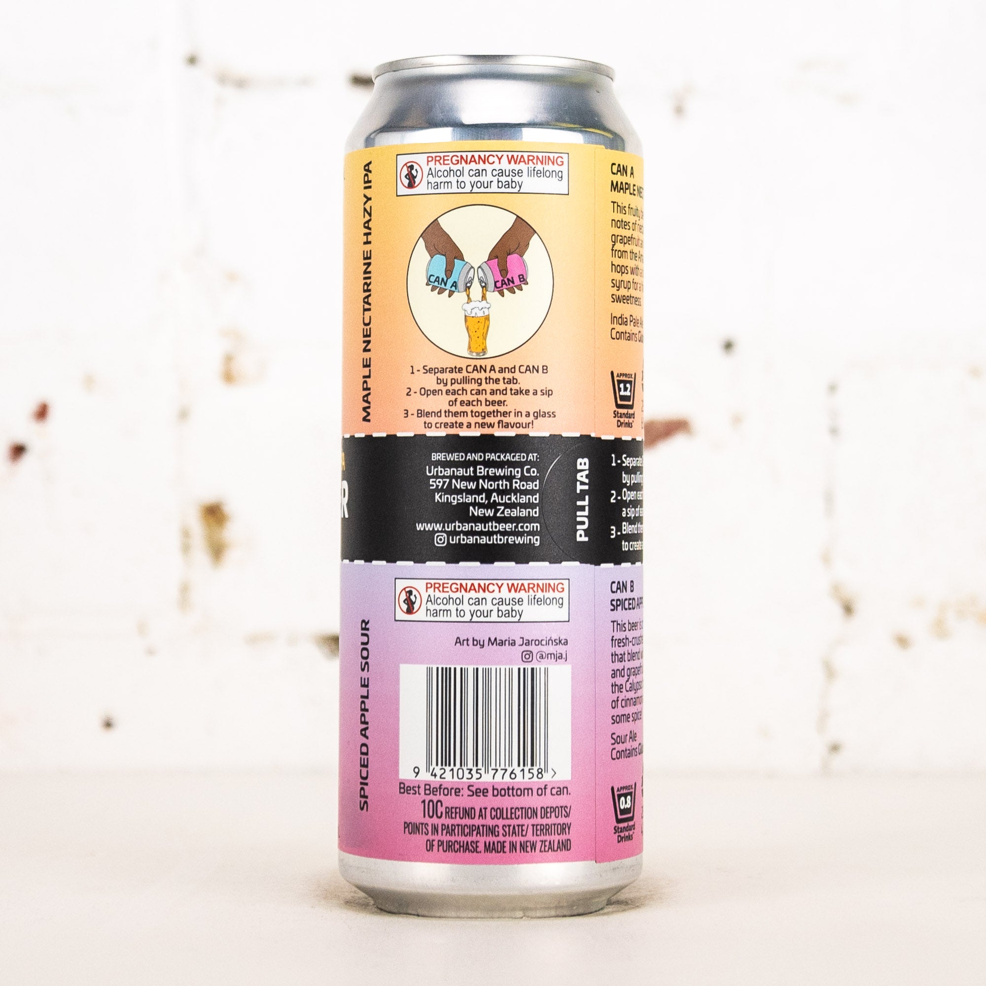 Urbanaut - Beer Blender: Maple Nectarine Hazy IPA x Spiced Apple Sour