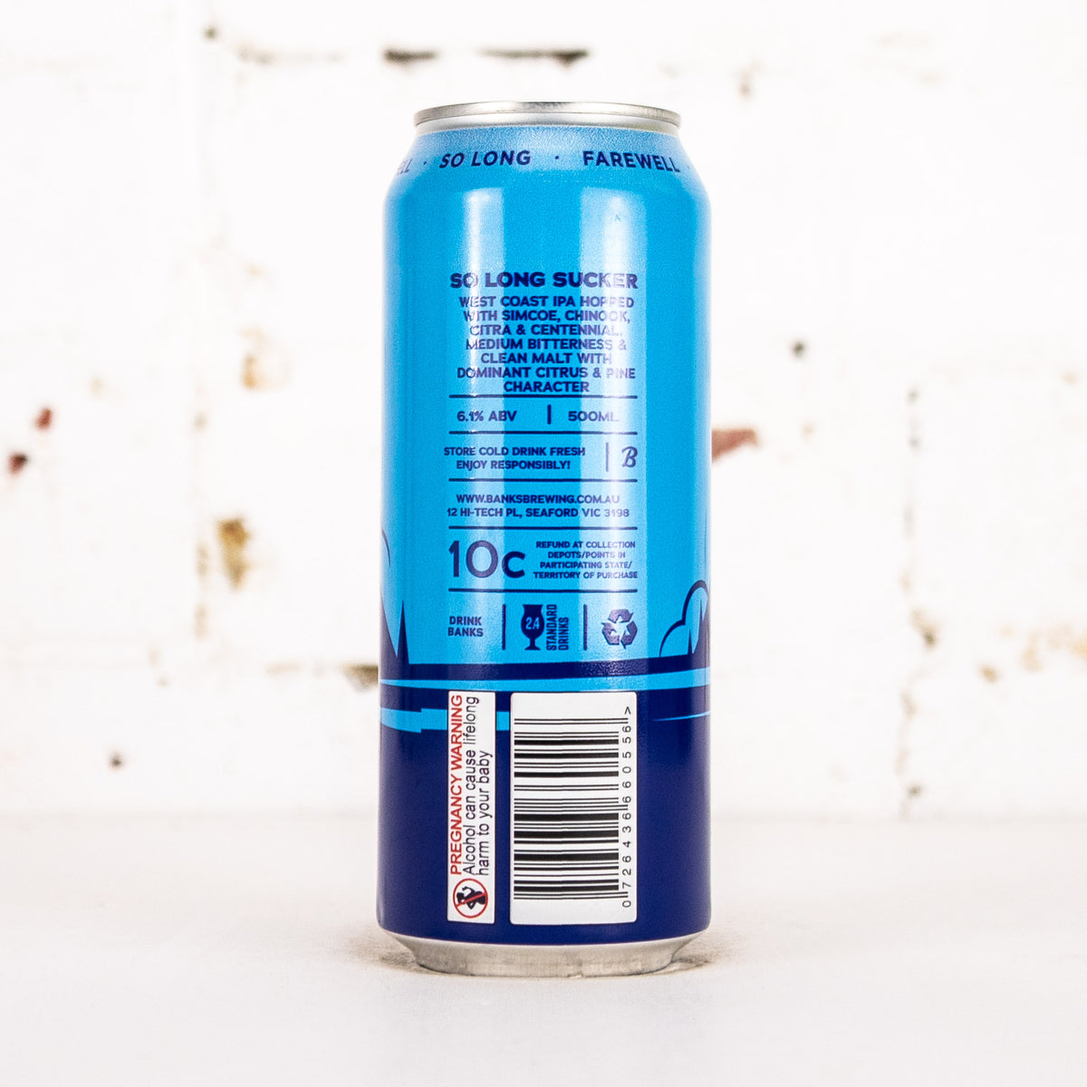 Banks - So Long Sucker West Coast IPA