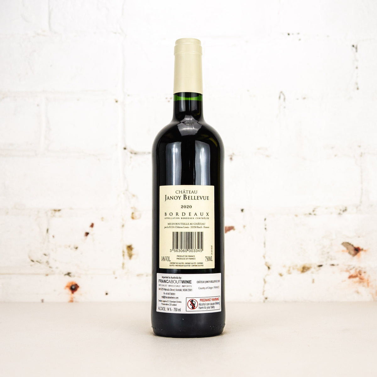 Janoy Bellevue - Bordeaux Rouge 2020 750ml