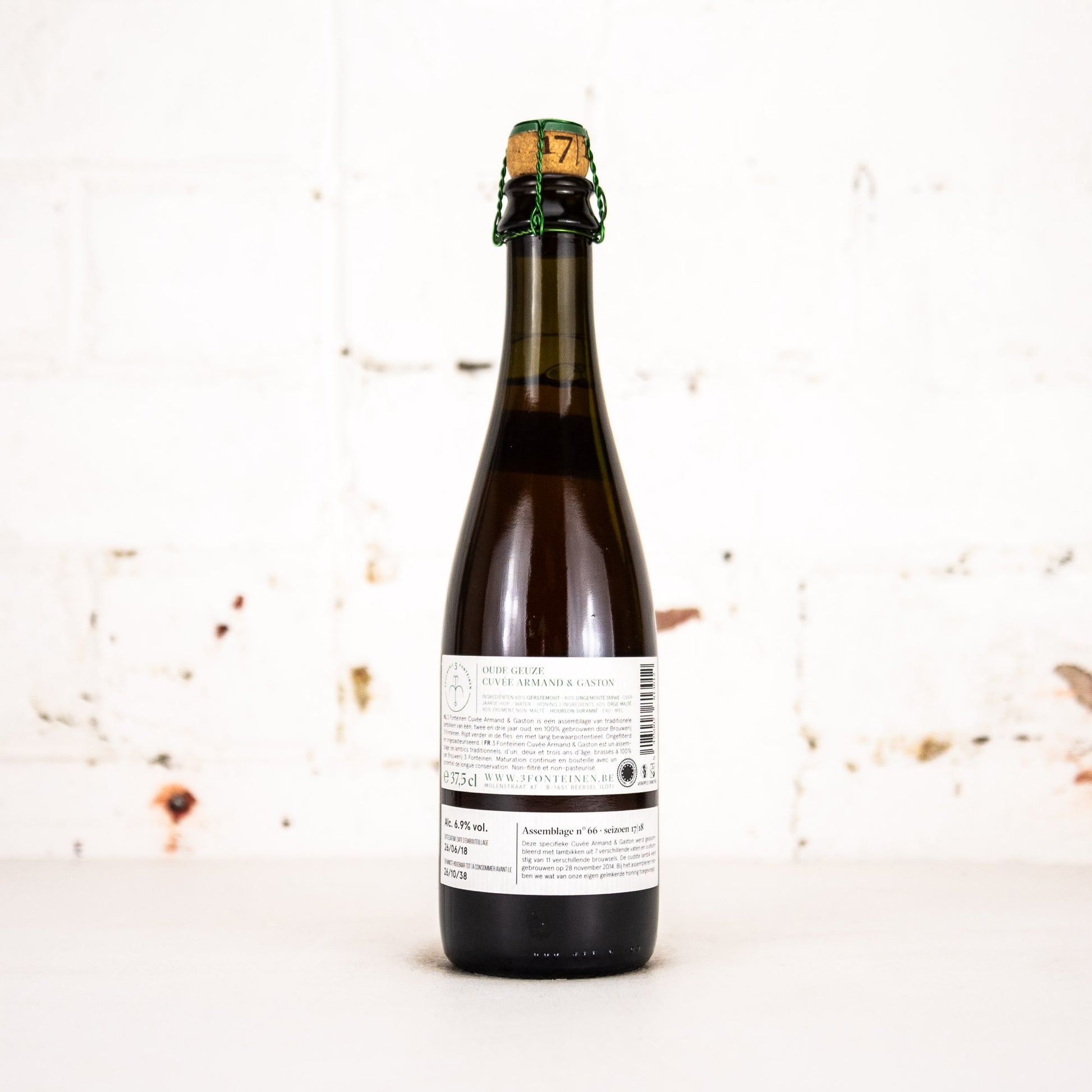 3 Fonteinen - Armand & Gaston Oude Gueuze Honing 17/18 No66 375ml