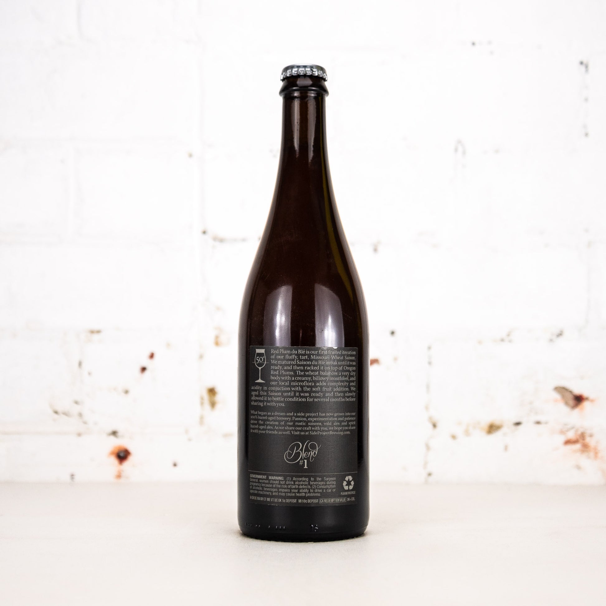 Side Project - Red Plum Saison du Ble 750ml