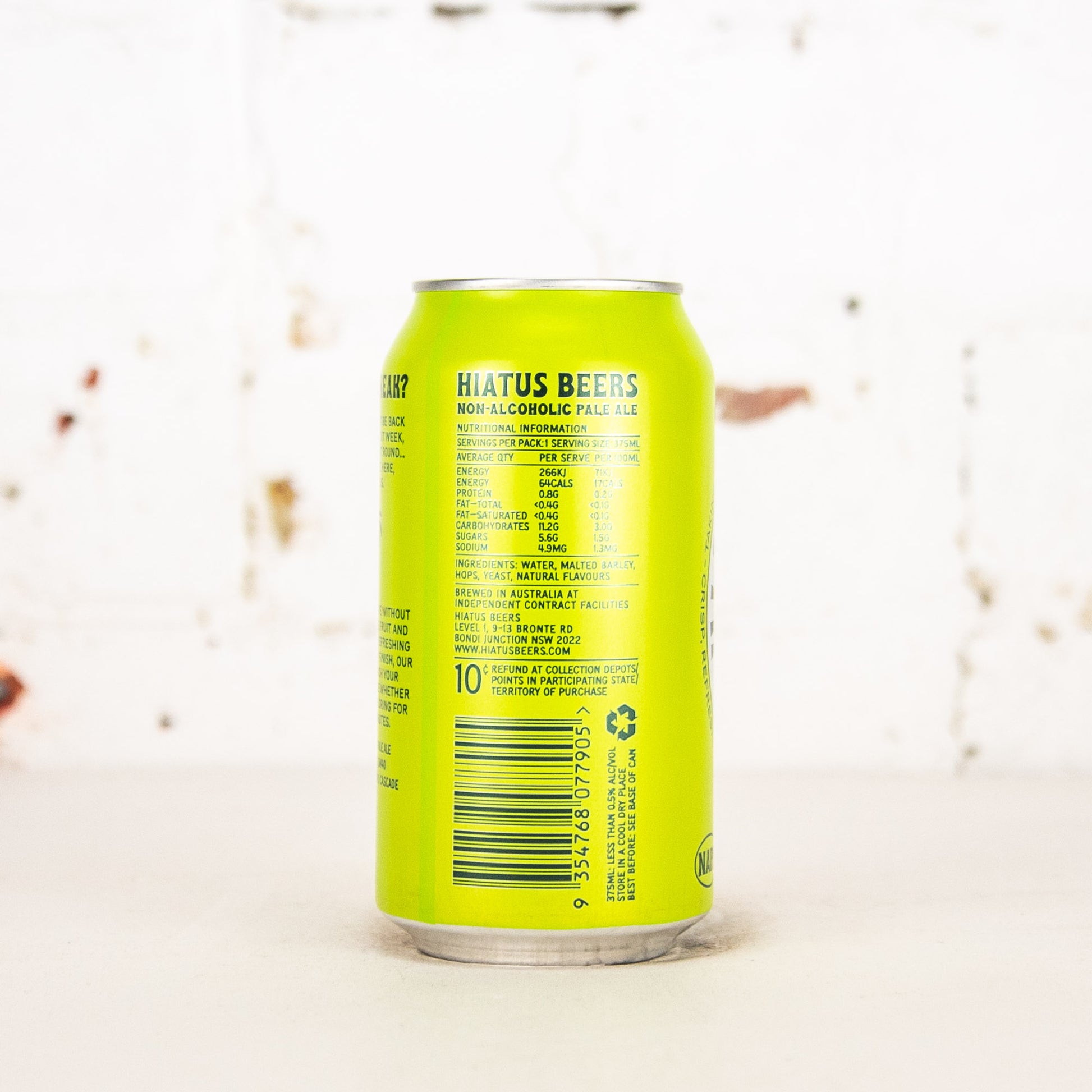 Hiatus - Non Alc Pale Ale