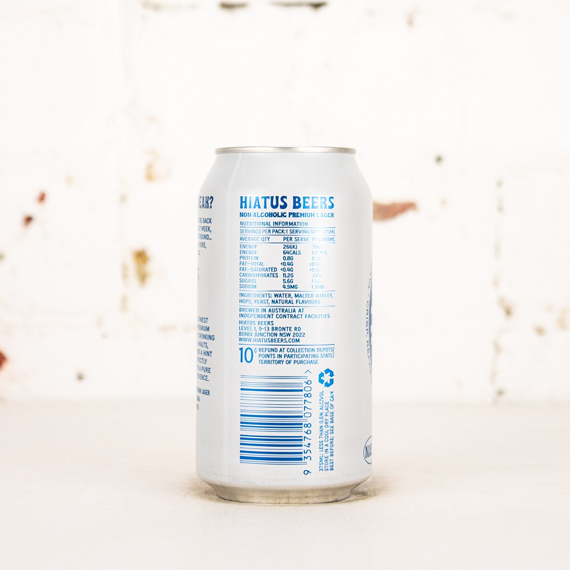 Hiatus - Non Alc Premium Lager