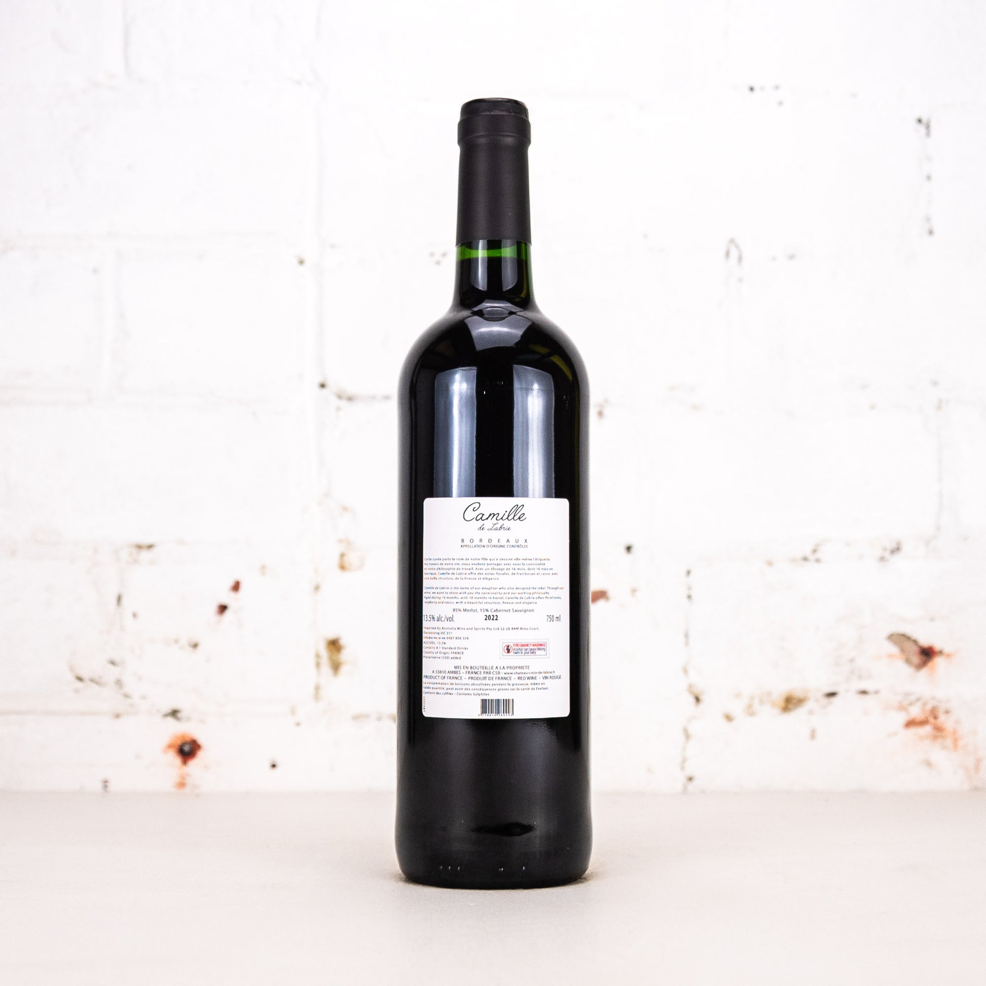 Camille de Labrie - Bordeaux 2022 750ml