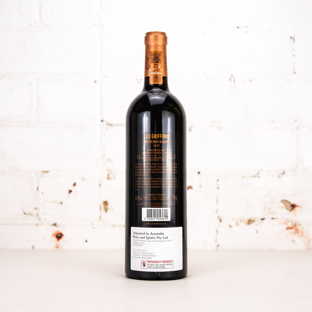 Chateau Pichon Baron - Pauillac 2022 750ml