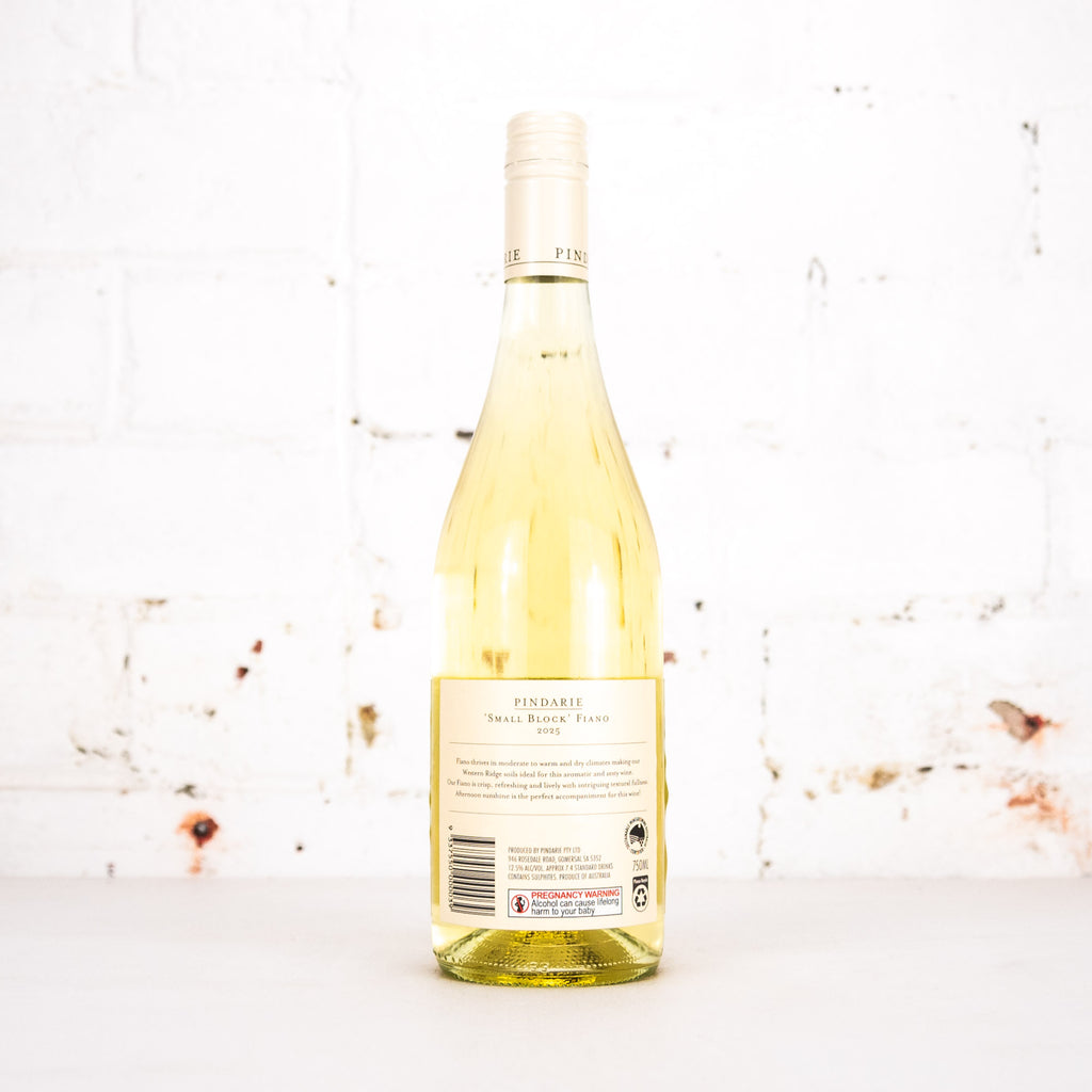 Pindarie - Small Block Fiano 2025 750ml