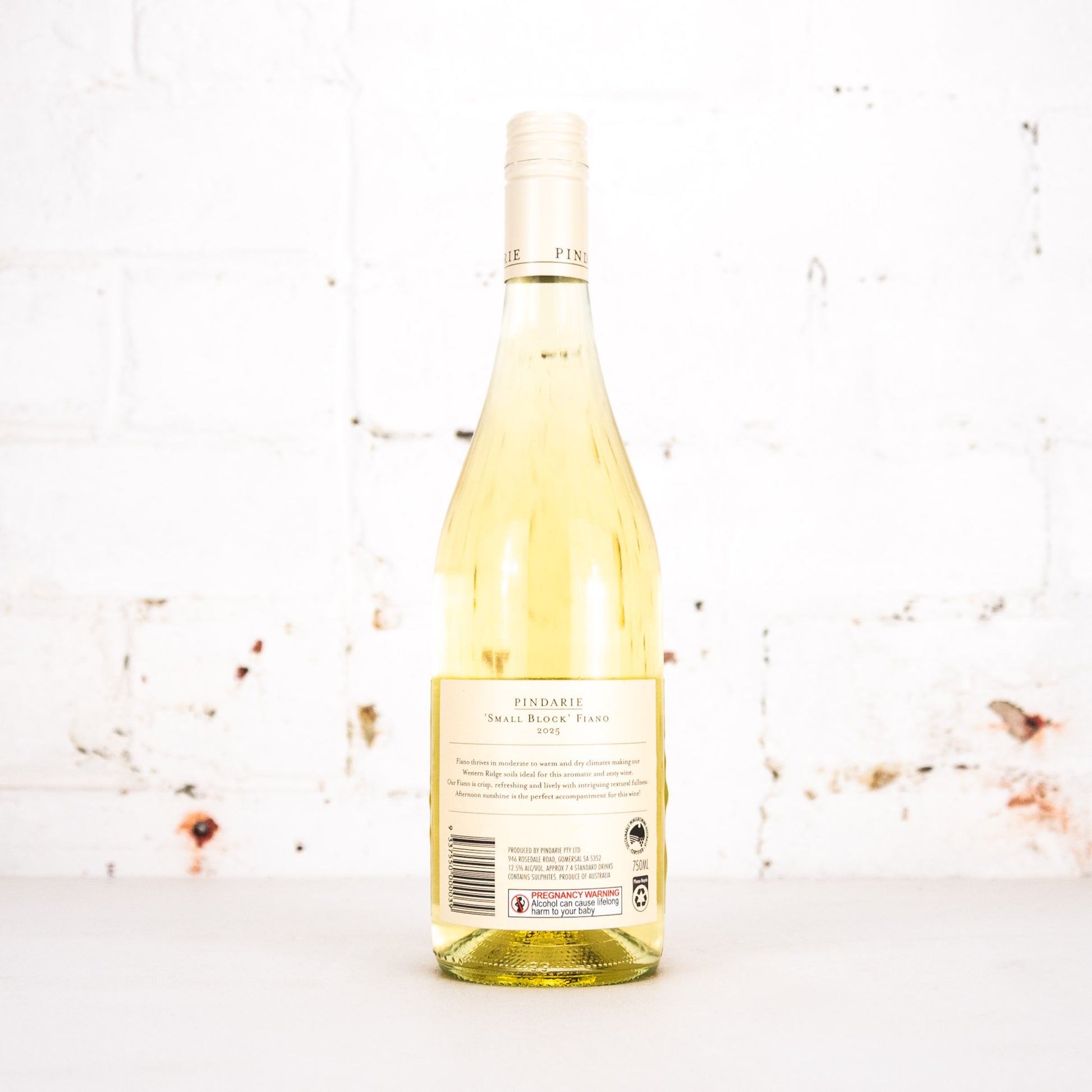 Pindarie - Small Block Fiano 2025 750ml