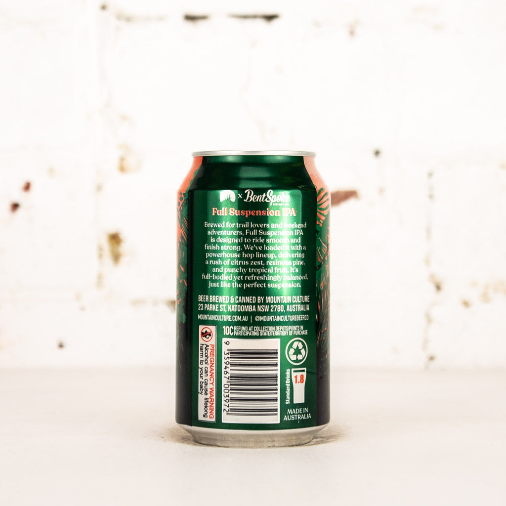 Mountain Culture x Bentspoke - 'Full Suspension' IPA