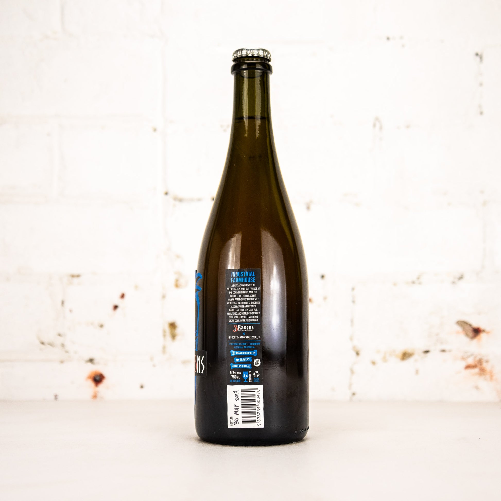 3 Ravens x The Commons - 'Wild Ravens Industrial Farmhouse' 750ml
