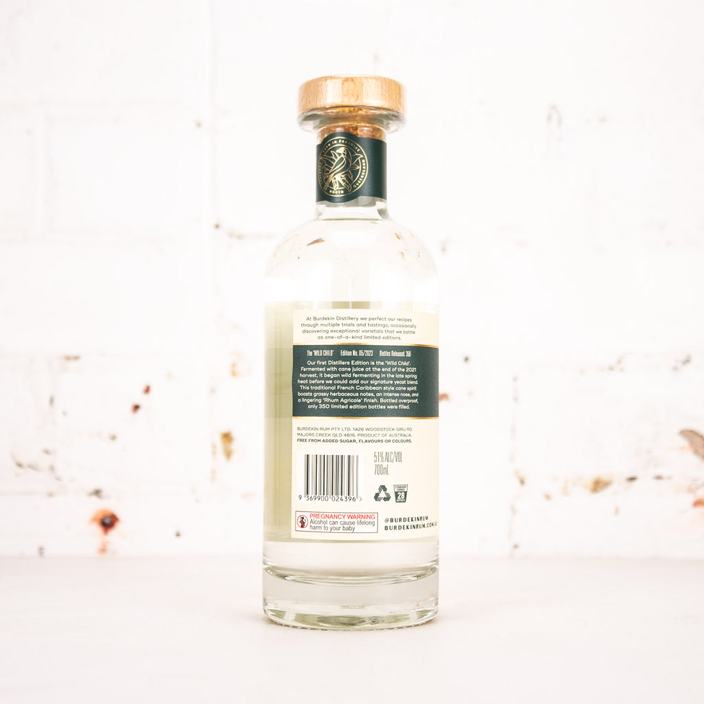 Burdekin - Tradition Cane Spirit: Wild Child 700ml