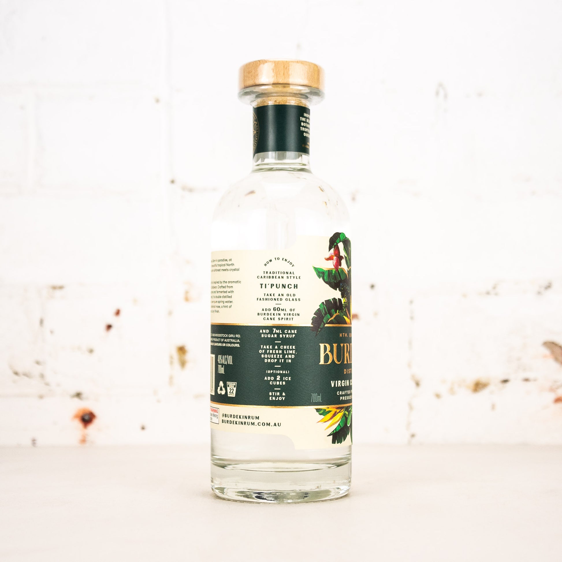 Burdekin - Virgin Cane Spirit 700ml