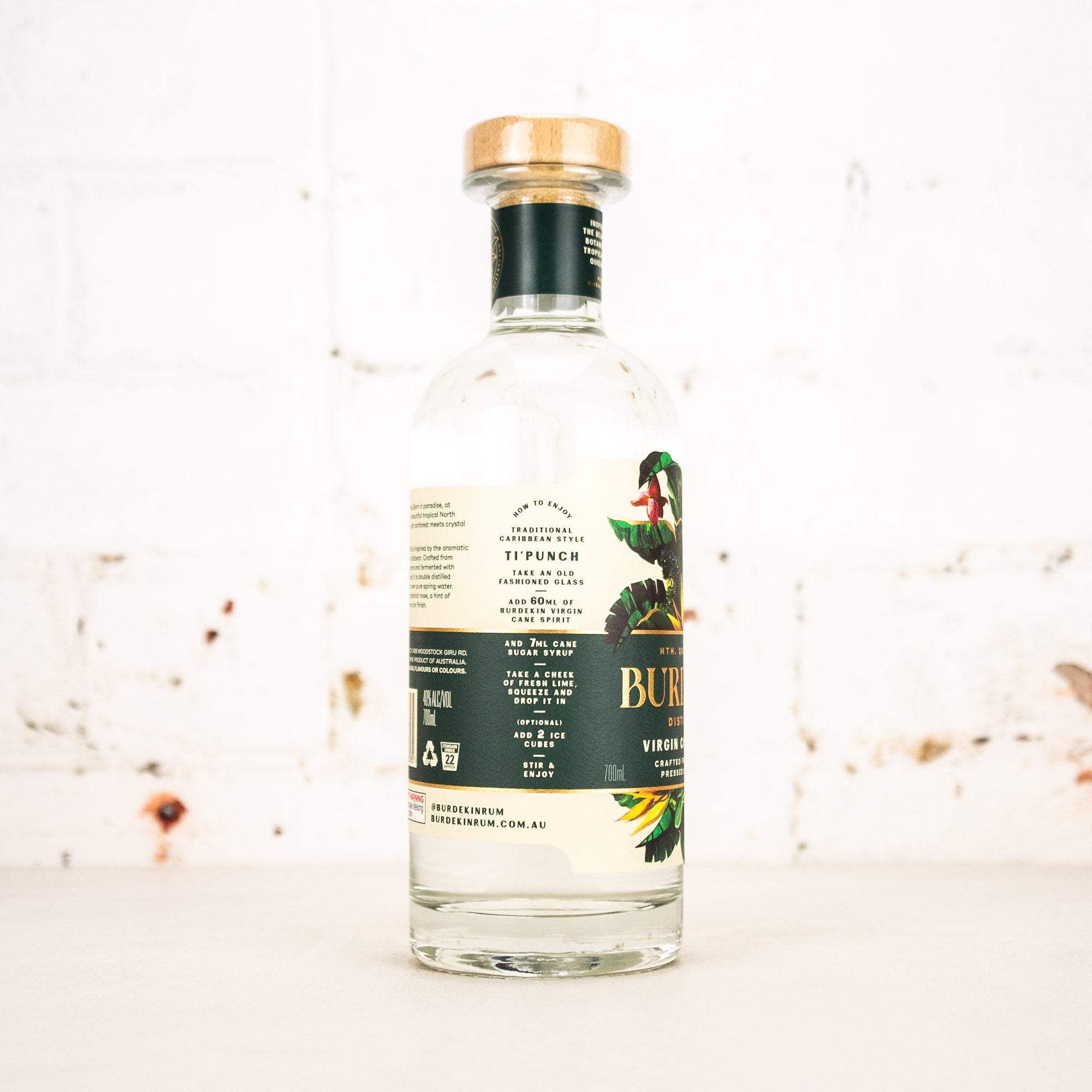 Burdekin - Virgin Cane Spirit 700ml