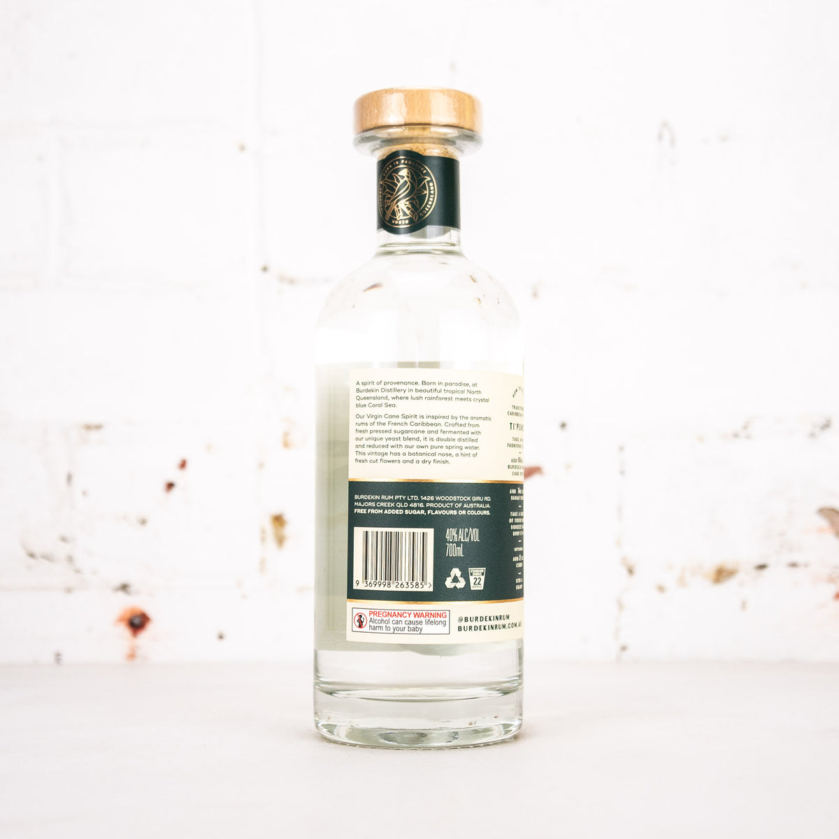 Burdekin - Virgin Cane Spirit 700ml
