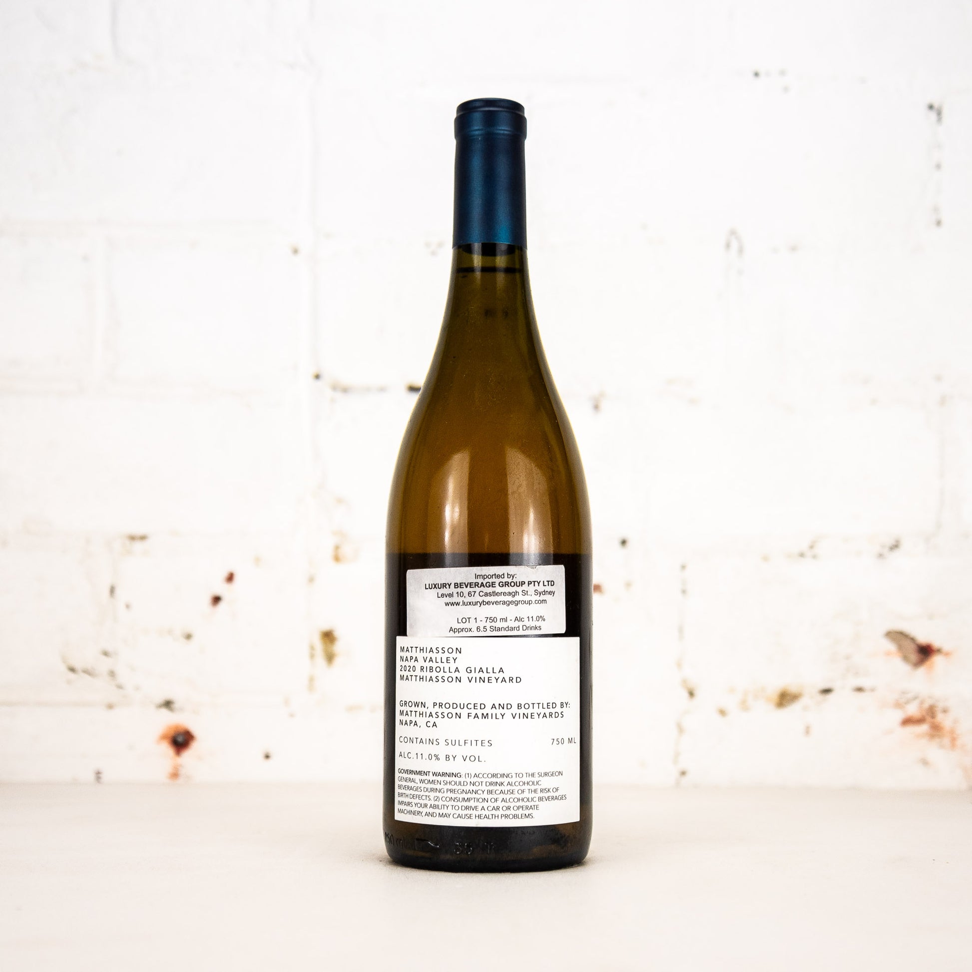 Matthiasson - Ribolla Gialla 2020 750ml