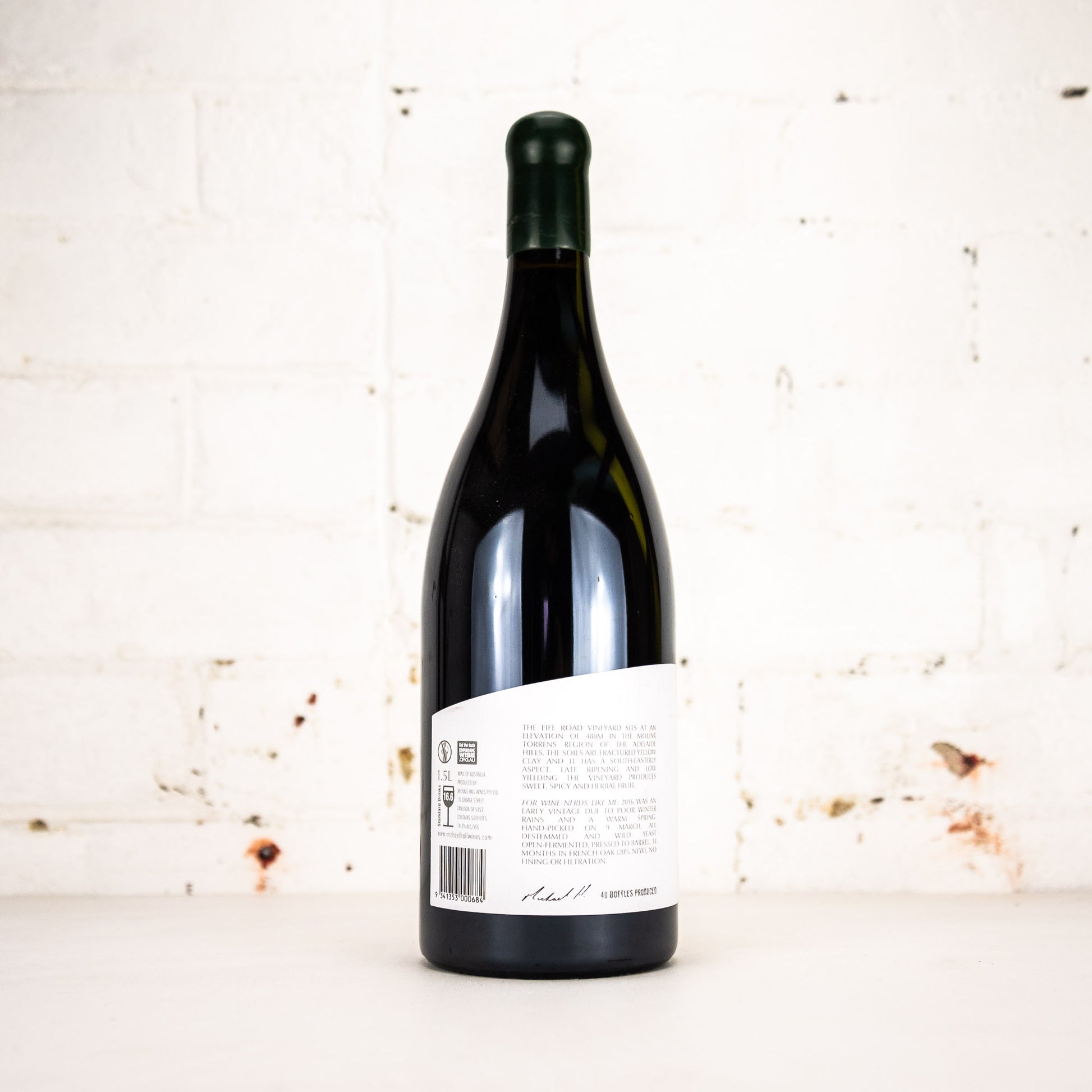 Michael Hall - Mount Torrens Syrah 2016 1.5L
