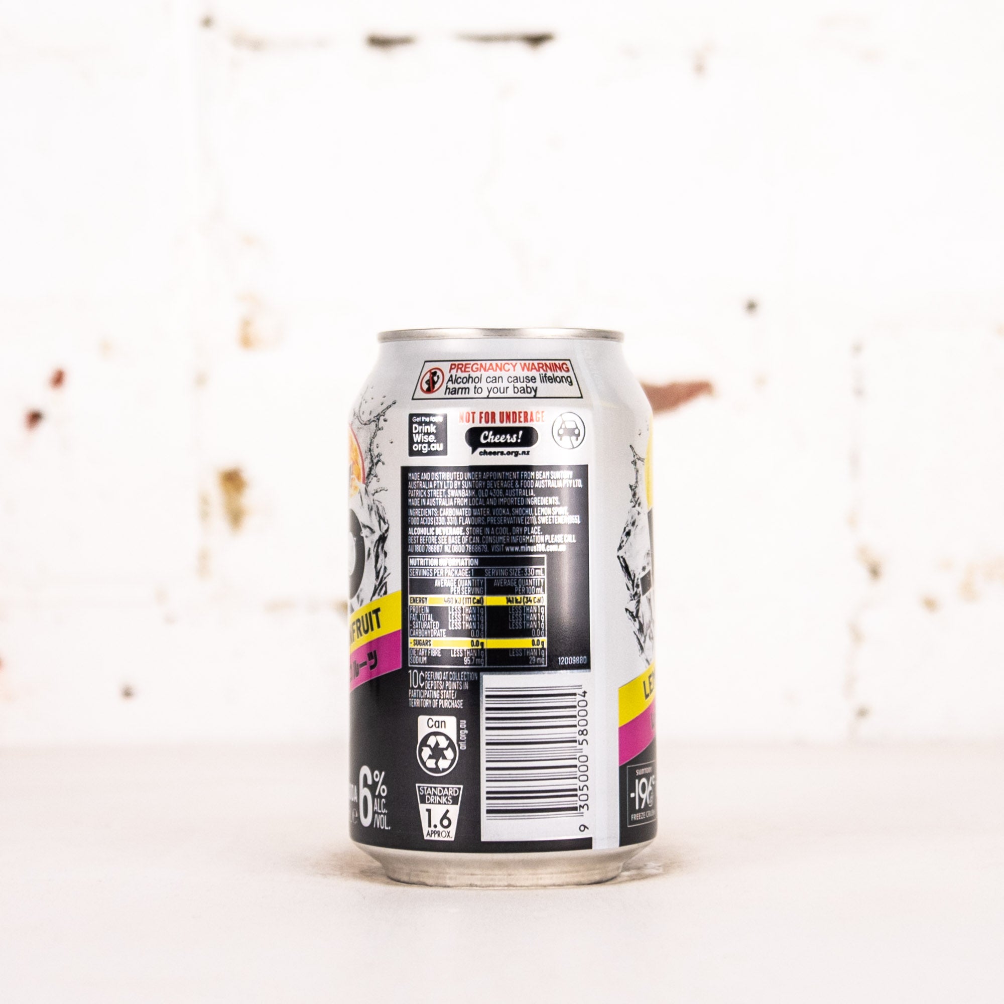 Suntory - -196 Double Lemon Passionfruit 6%
