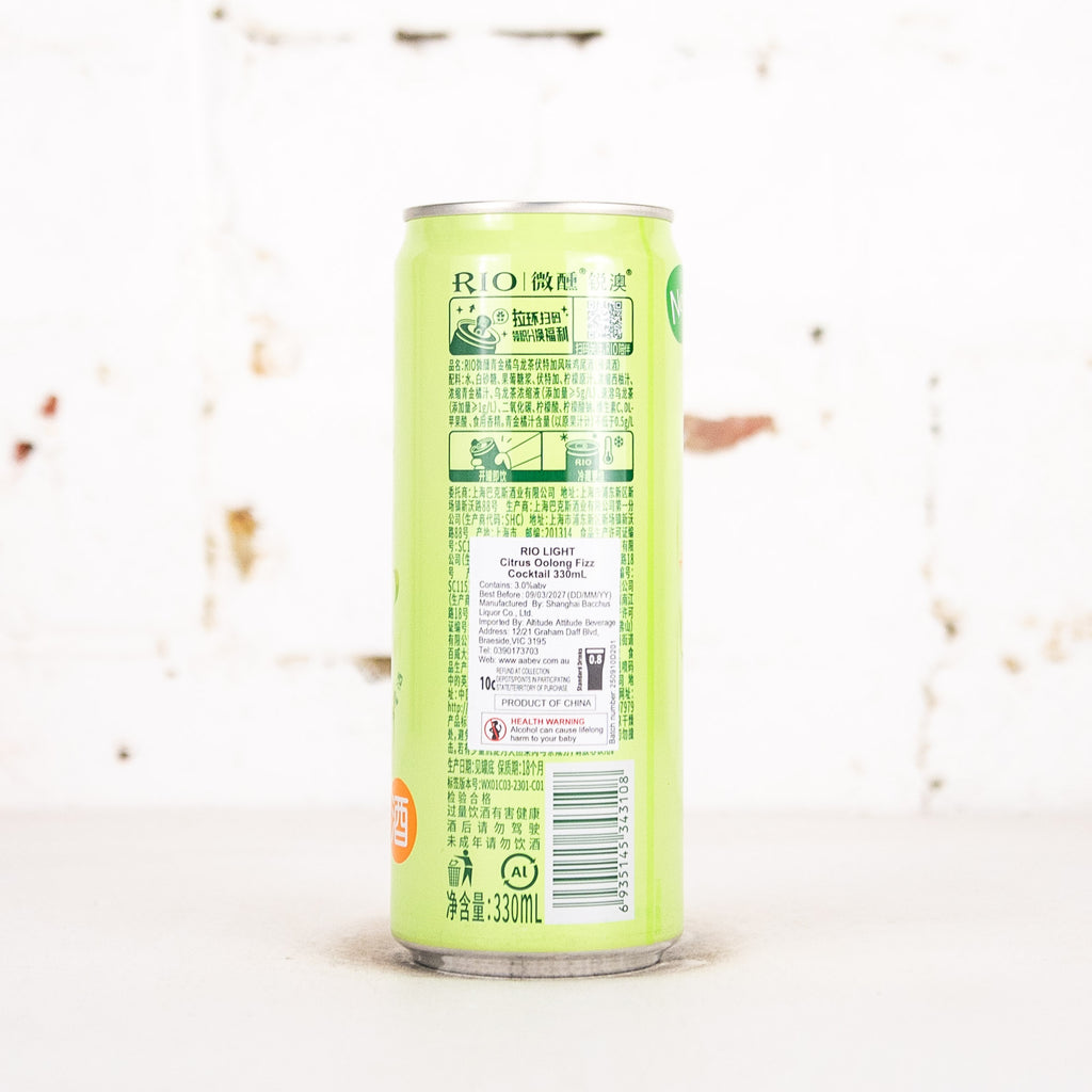 RIO - Light Citrus Oolong & Vodka