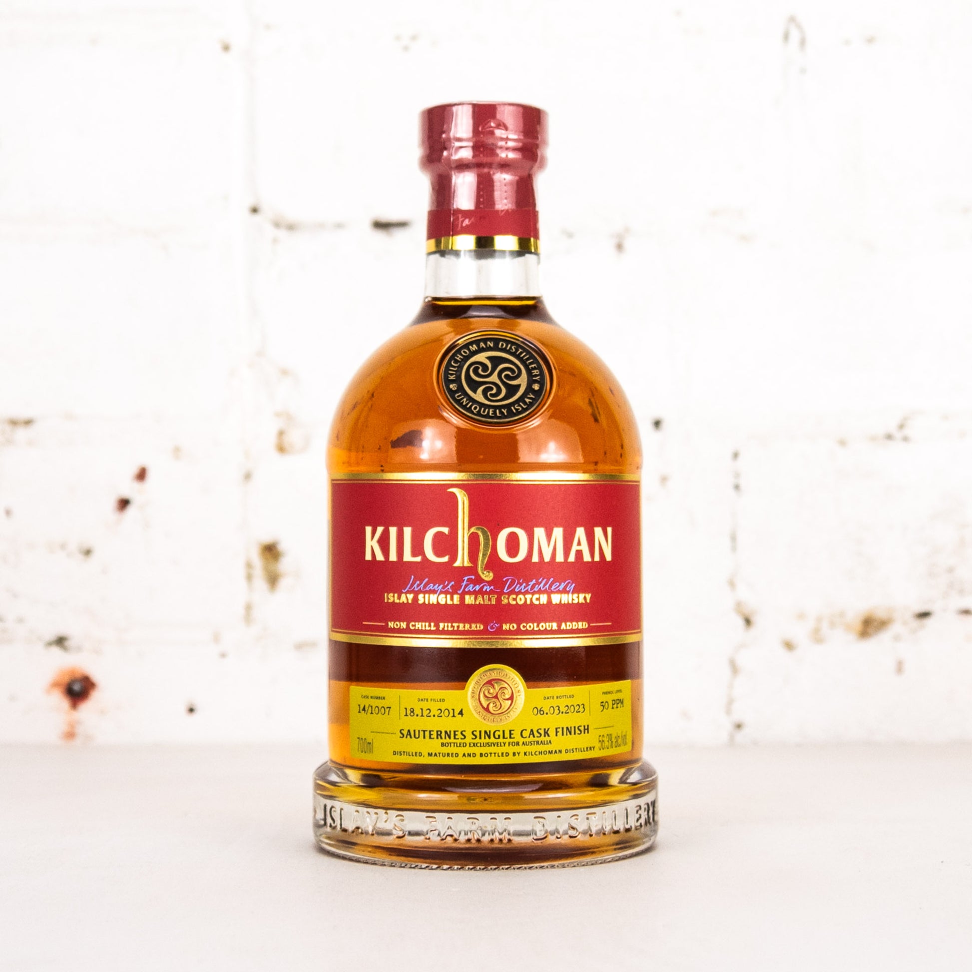 Kilchoman - Sauternes Single Cask Finish #14/1007 (Aus Exclusive) 700ml