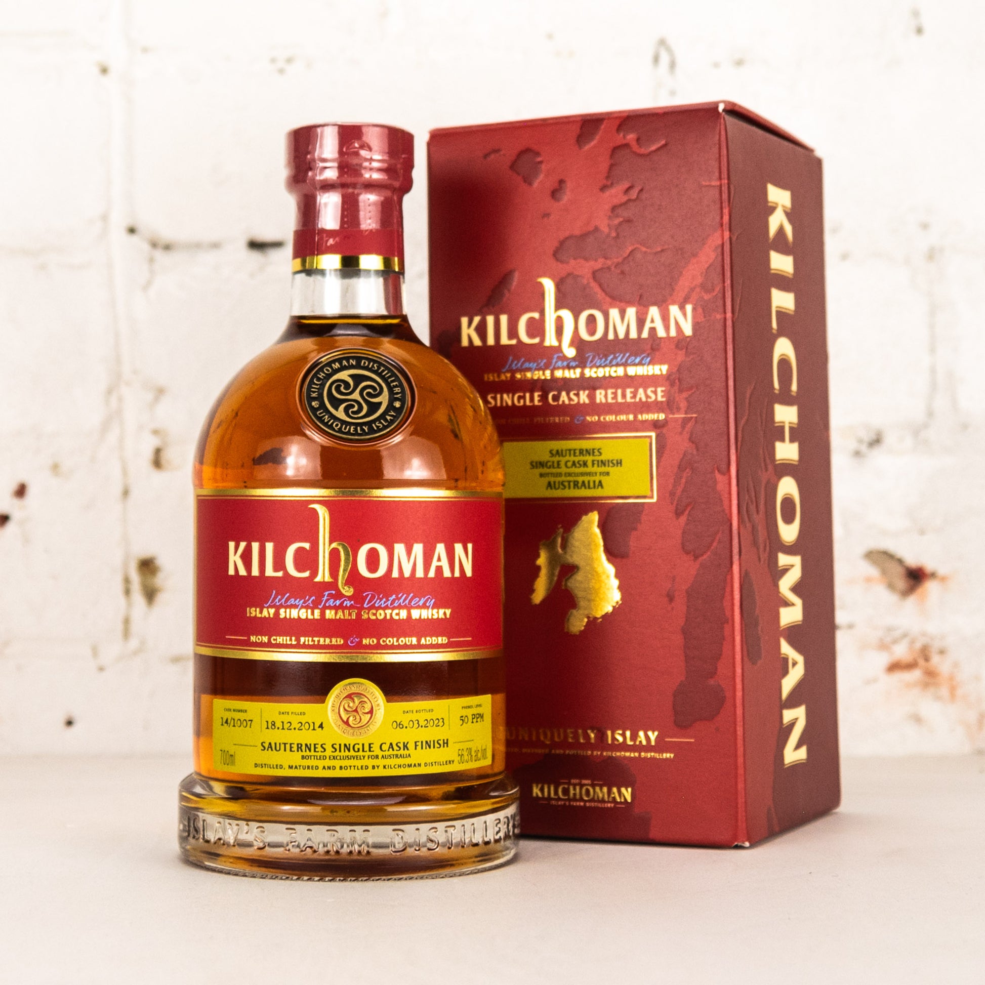 Kilchoman - Sauternes Single Cask Finish #14/1007 (Aus Exclusive) 700ml