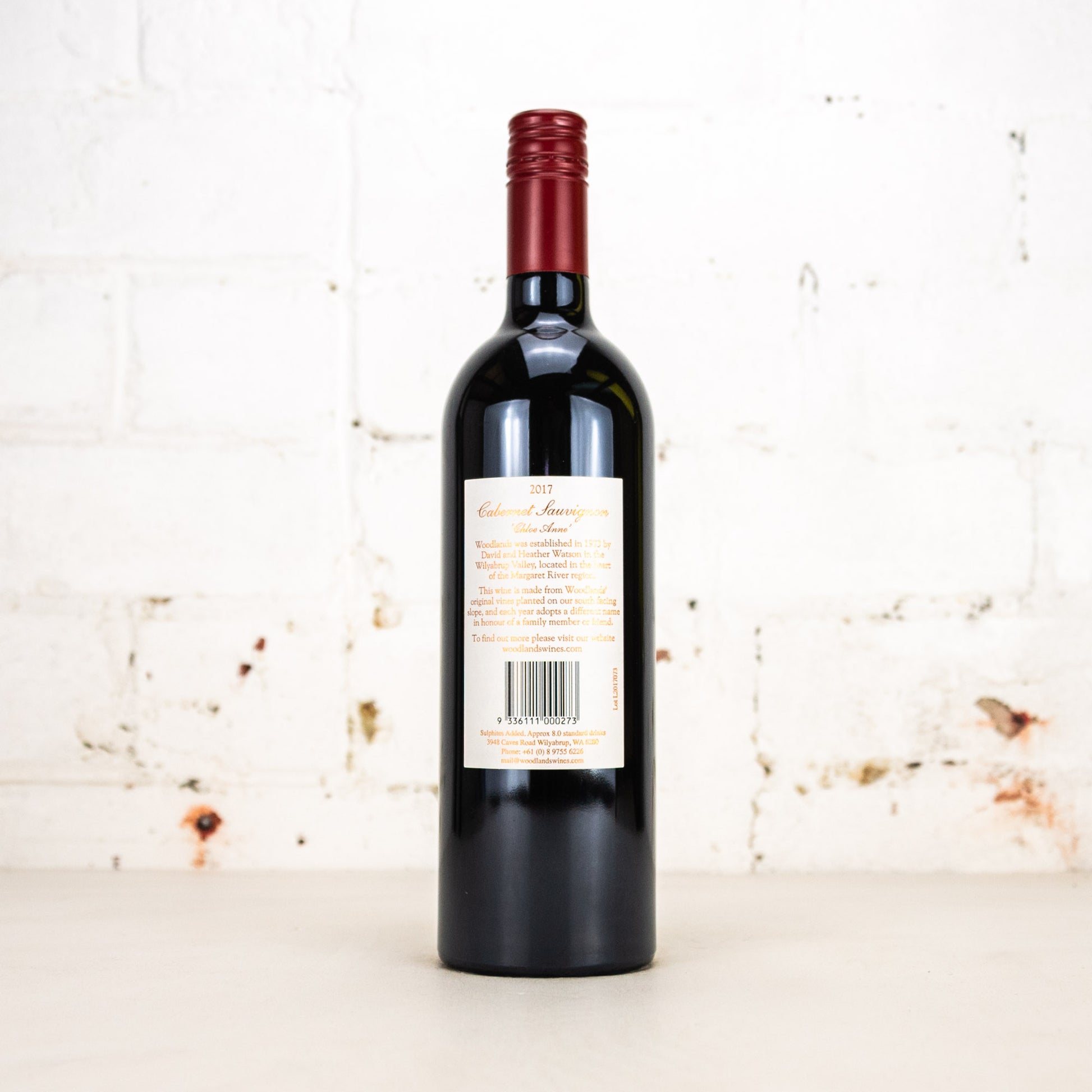 Woodlands - Chloe Anne Cabernet Sauvignon 2017 750ml