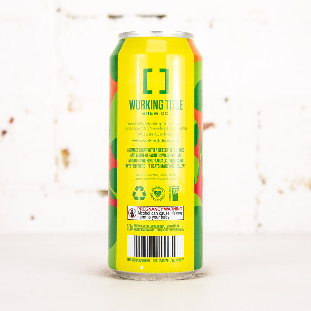 Working Title - The Long Goodbye Gimlet Sour