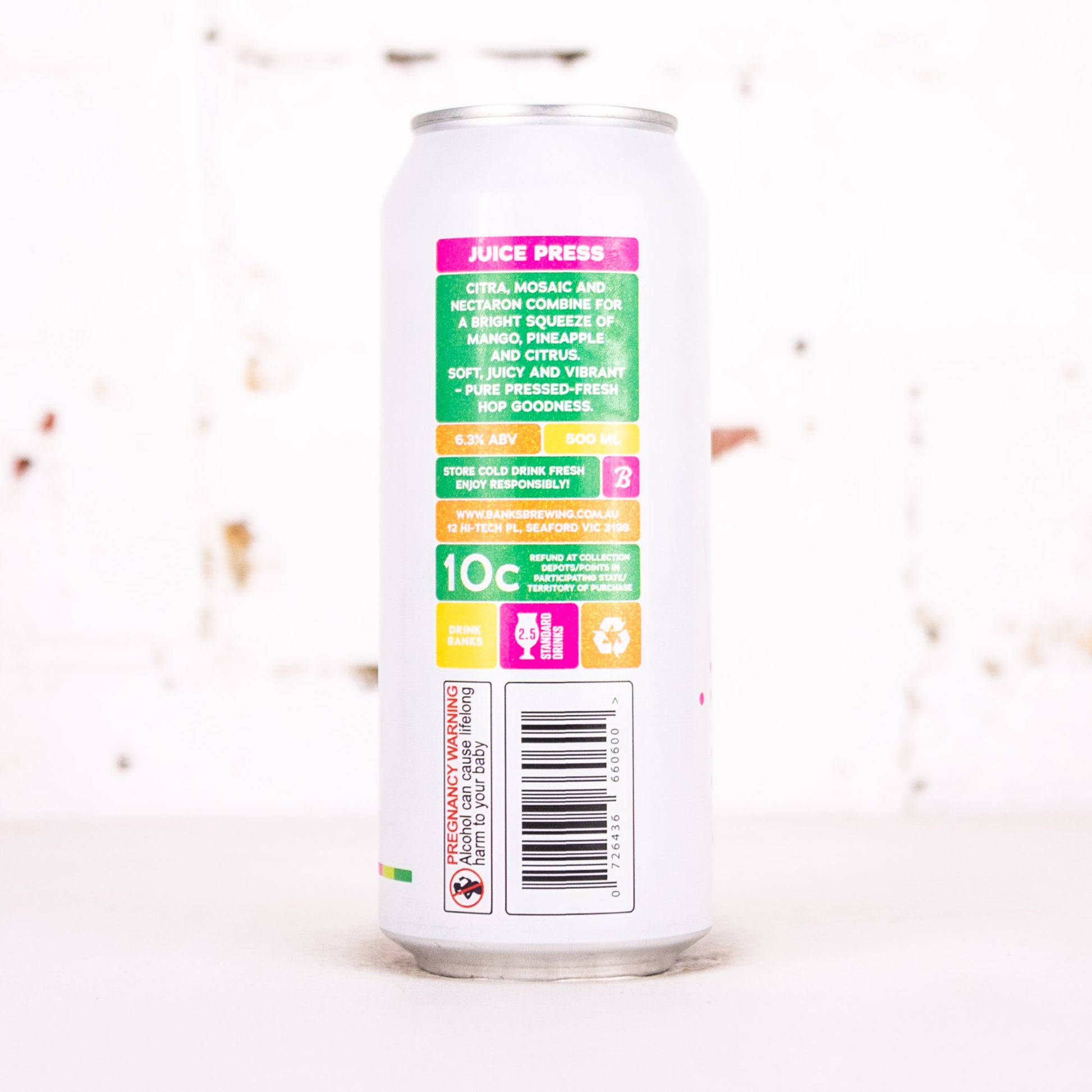 Banks - Juice Press Hazy IPA