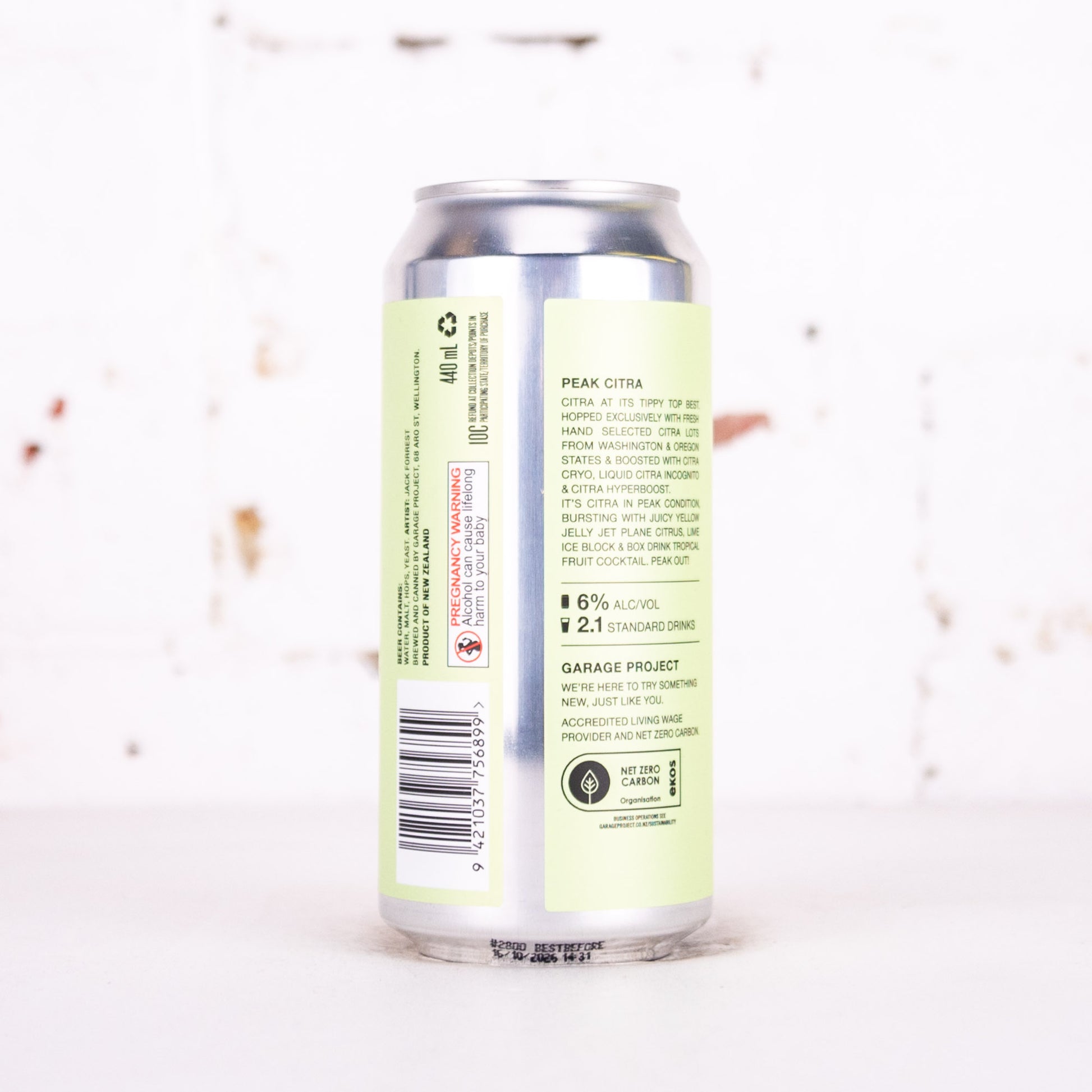 Garage Project - Peak Citra Hazy Pale Ale
